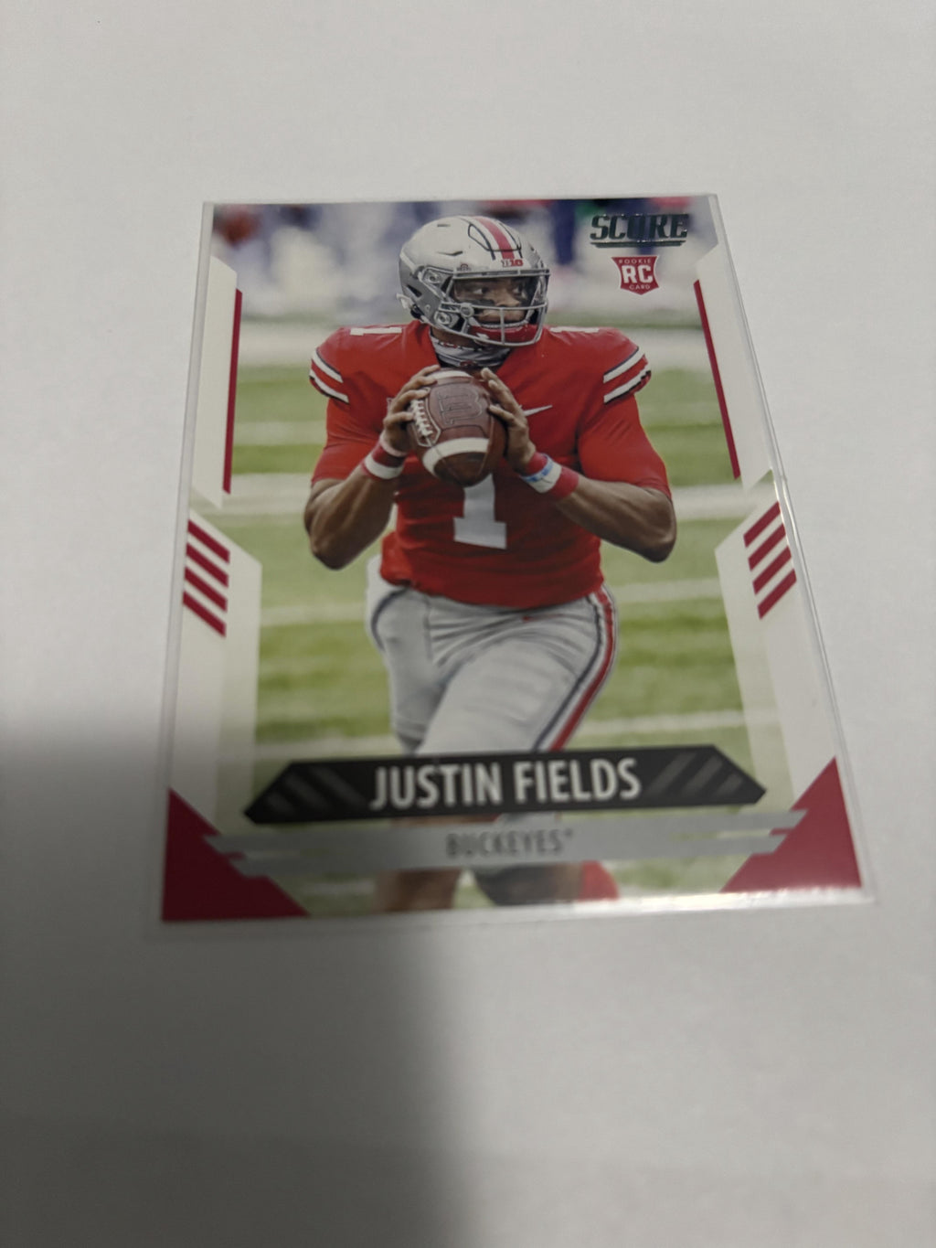 2021 Panini Score Justin Fields Rookie Card RC #302 Ohio State Buckeyes