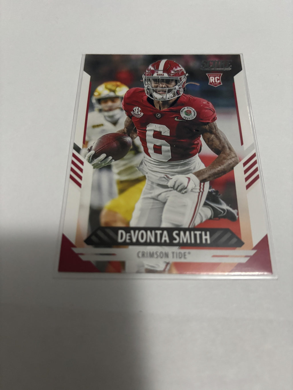 2021 Score DeVonta Smith Rookie Card #324 Alabama Crimson Tide RC Eagles