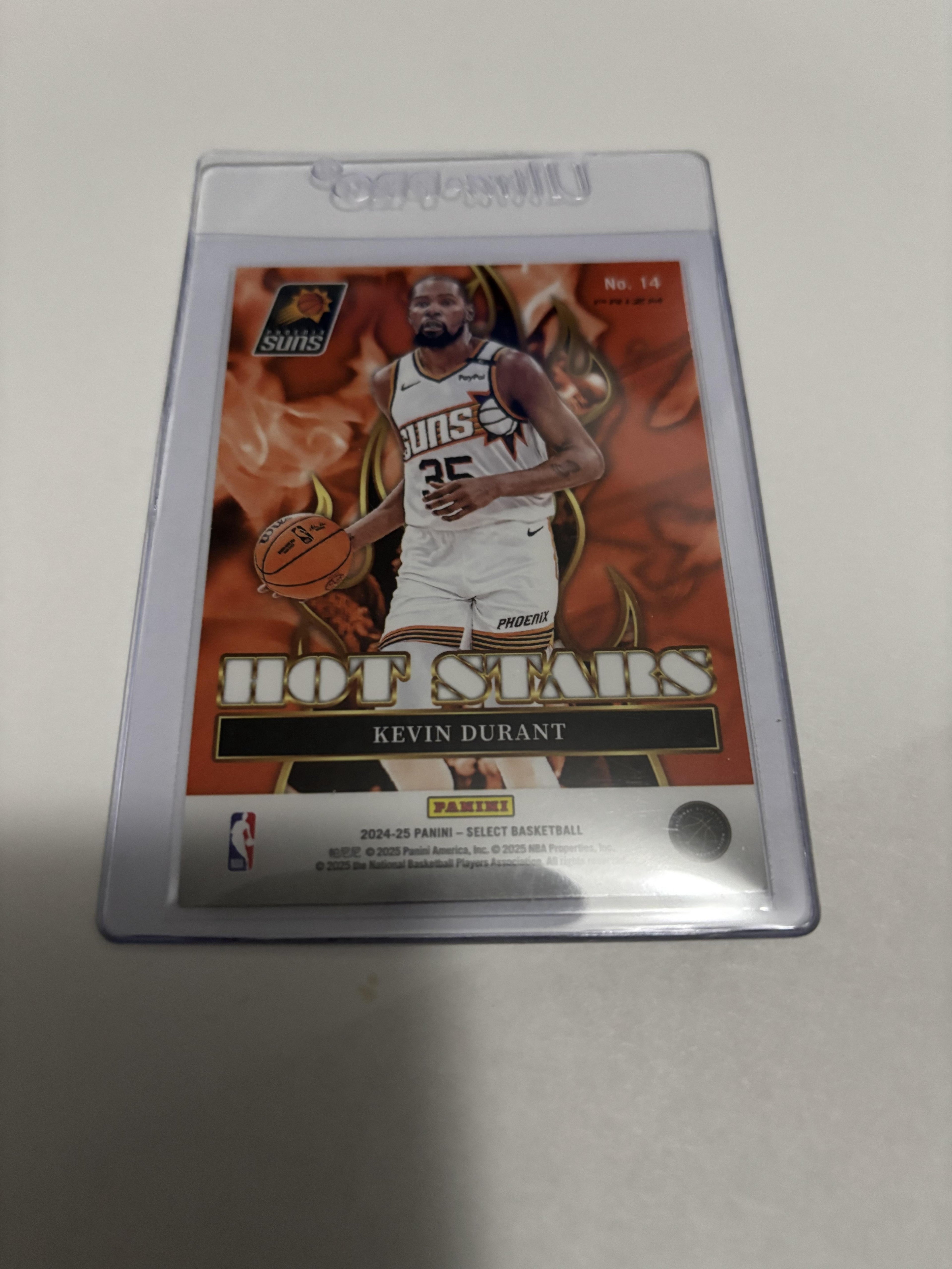 2024-25 Panini Select Kevin Durant Hot Stars Prizm #14 Phoenix Suns