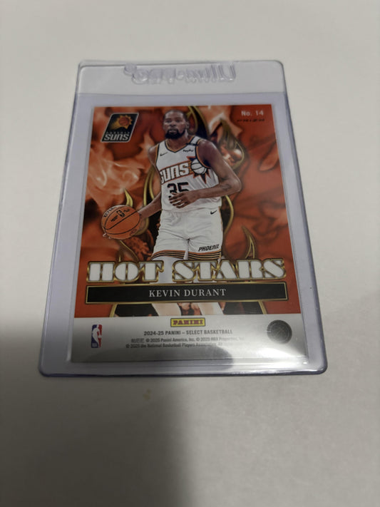 2024-25 Panini Select Kevin Durant Hot Stars Prizm #14 Phoenix Suns