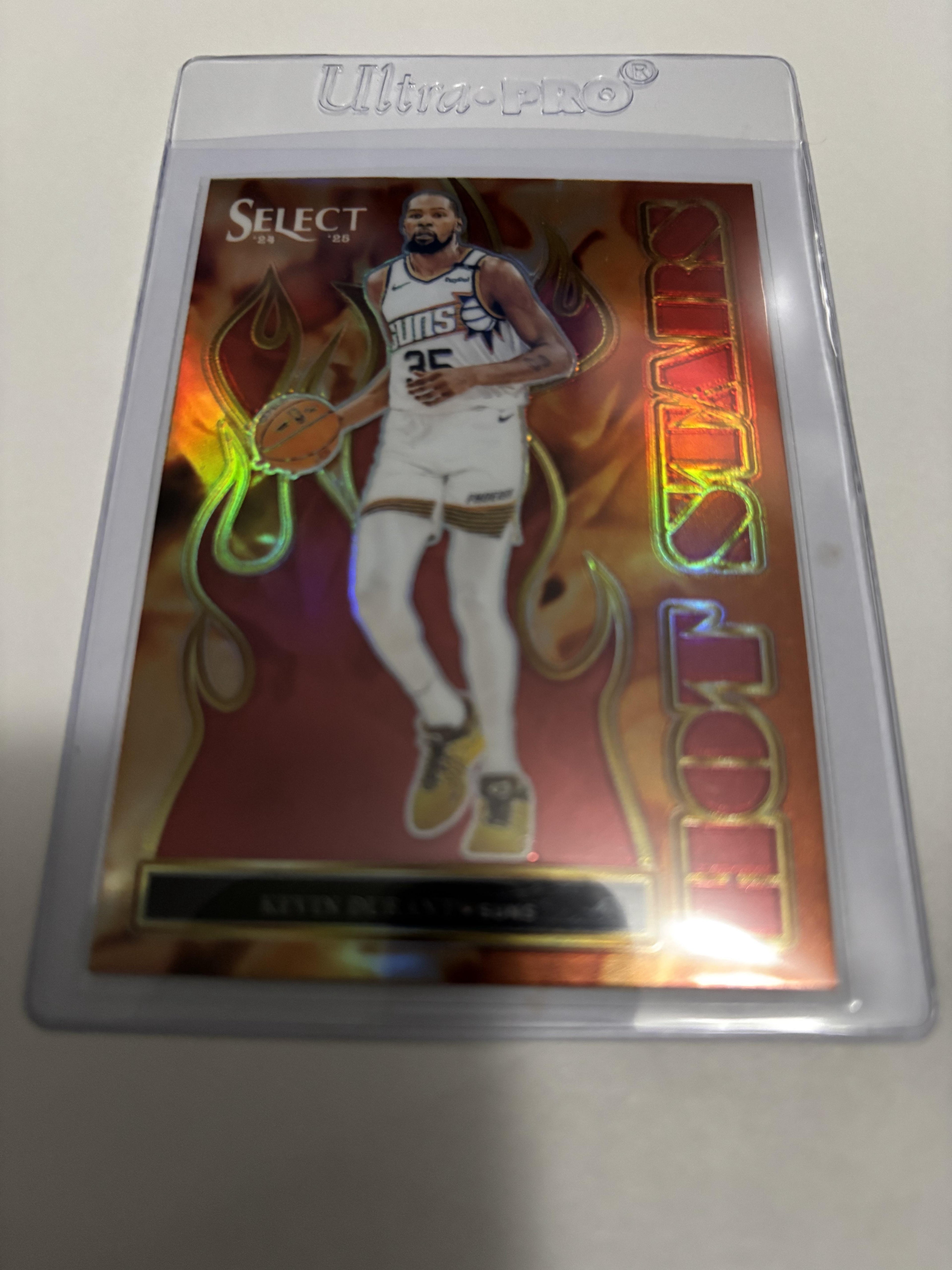 2024-25 Panini Select Kevin Durant Hot Stars Prizm #14 Phoenix Suns