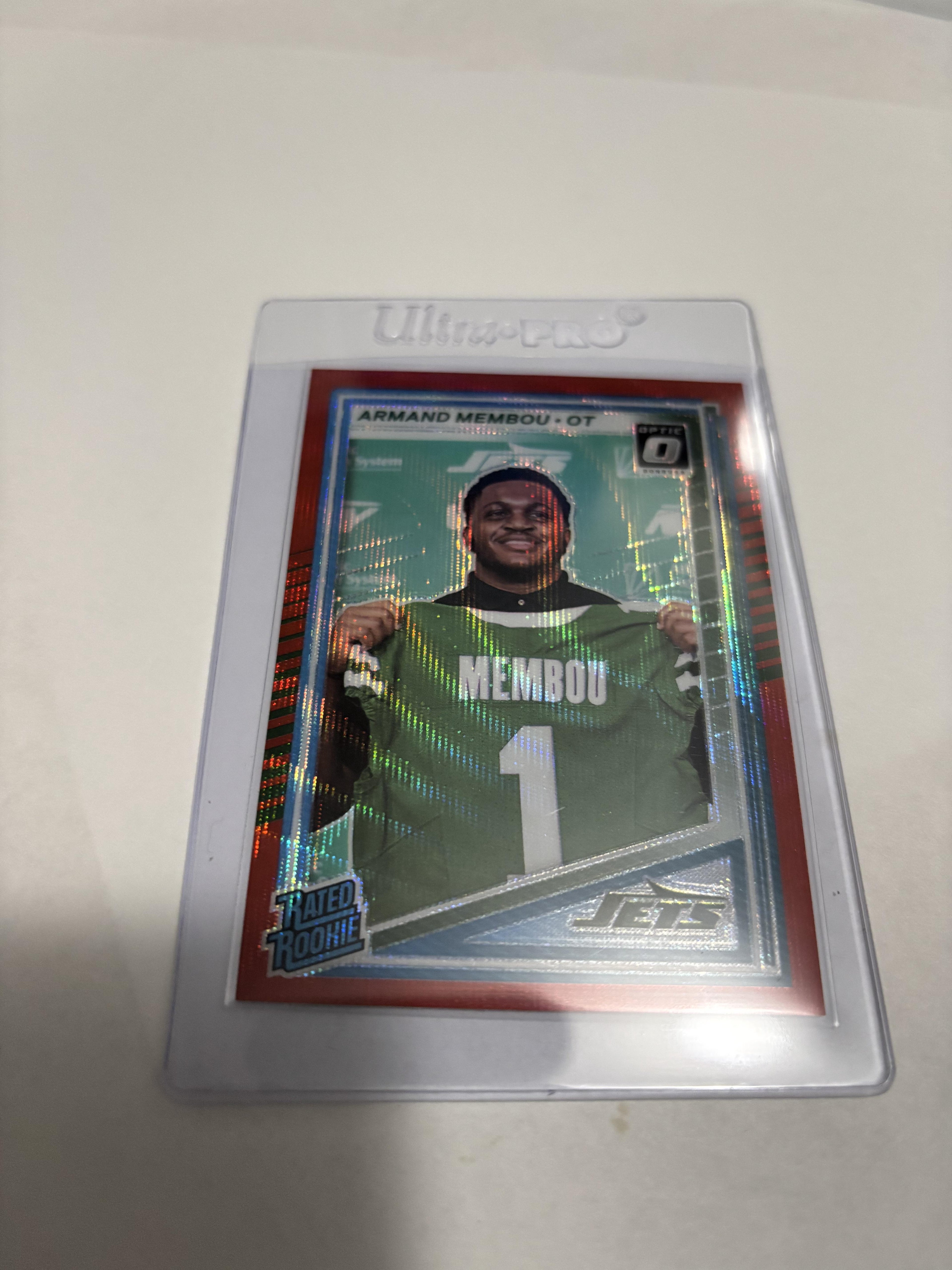 2025 Panini Donruss Optic Armand Membou Red Stars Rated Rookie #358 Jets