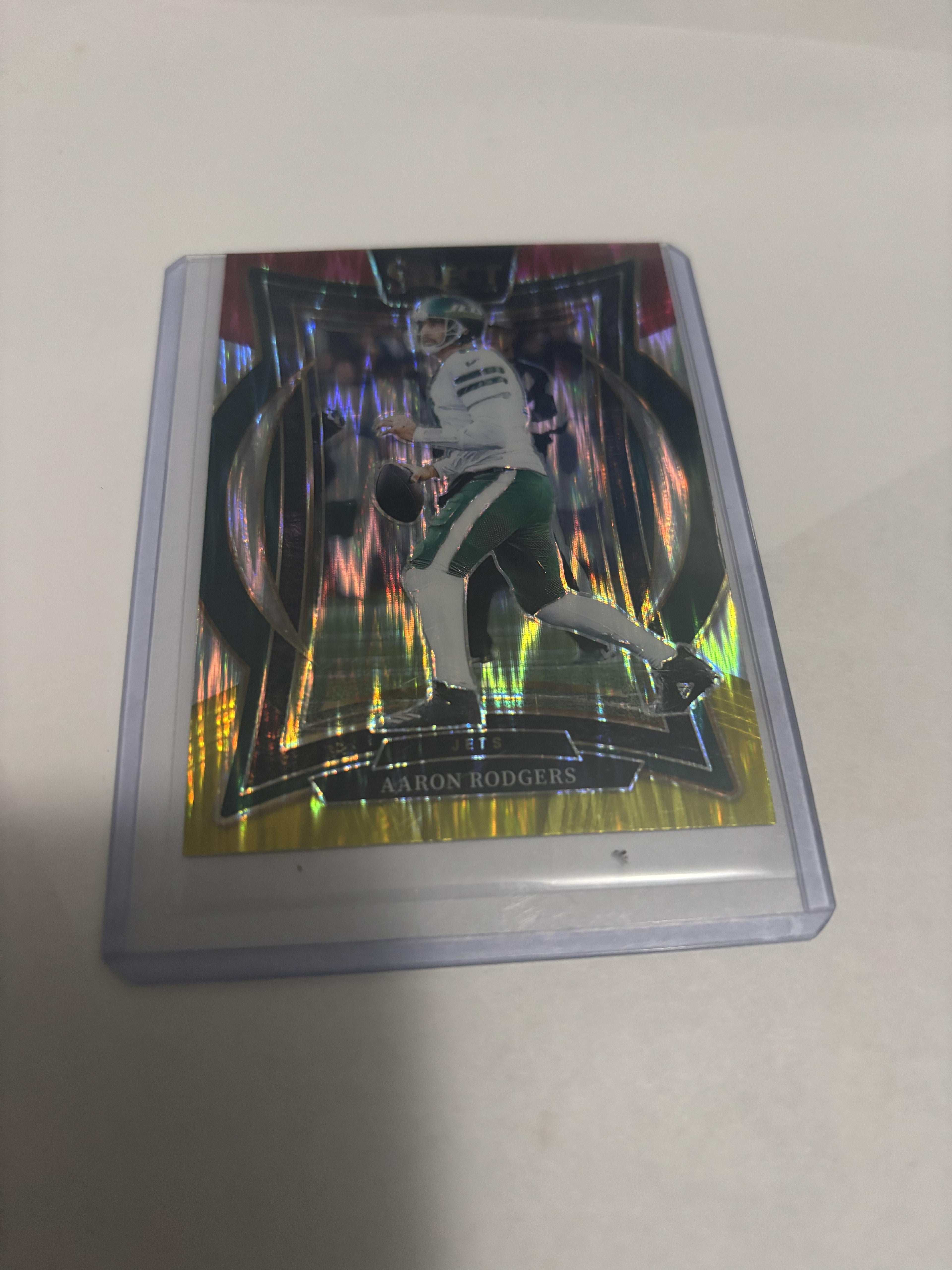 2024 Panini Select Aaron Rodgers #40 Tie-Dye Prizm Jets SSP