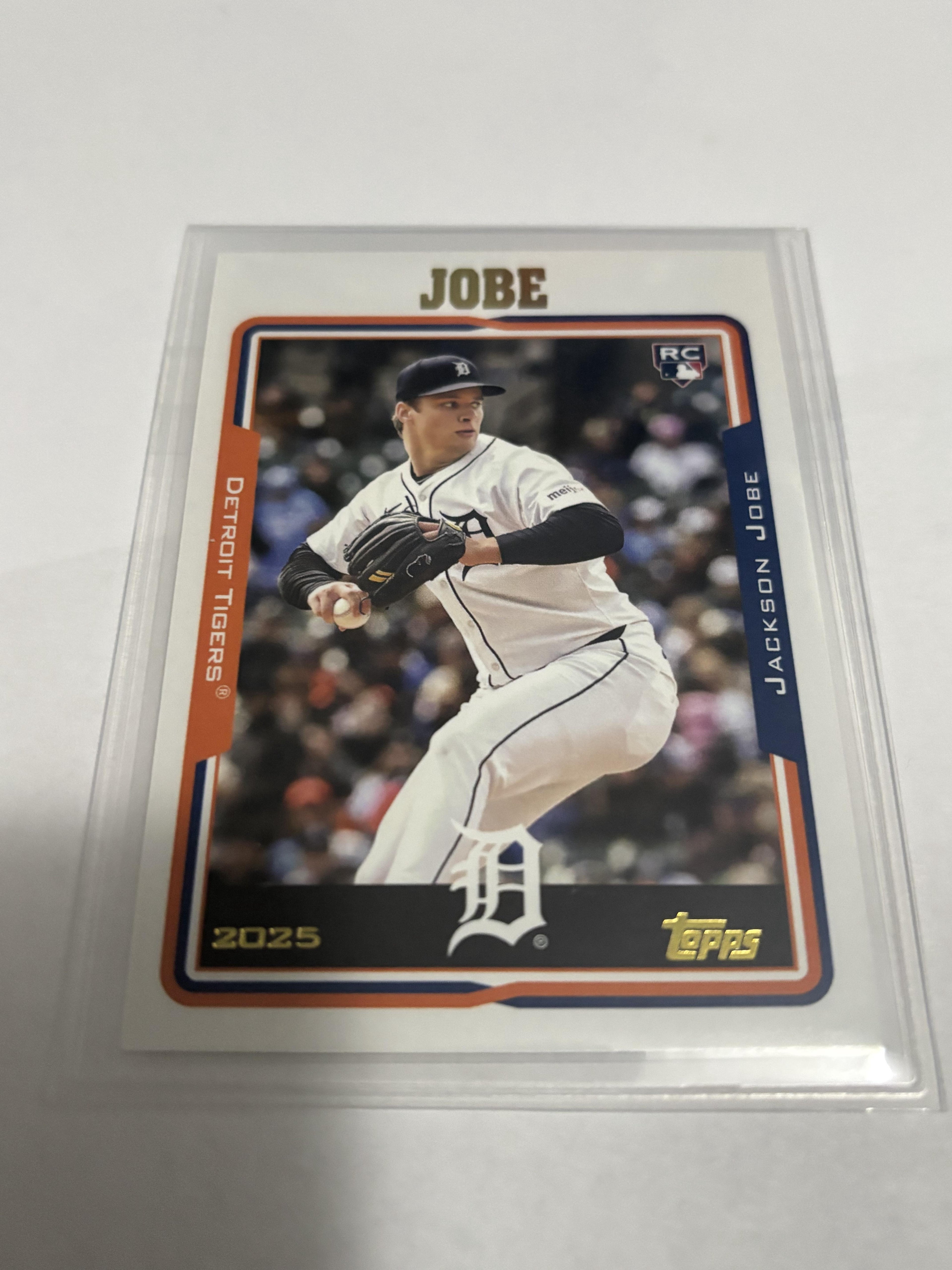 2025 Topps Archives Jackson Jobe #265 Detroit Tigers Rookie Card RC