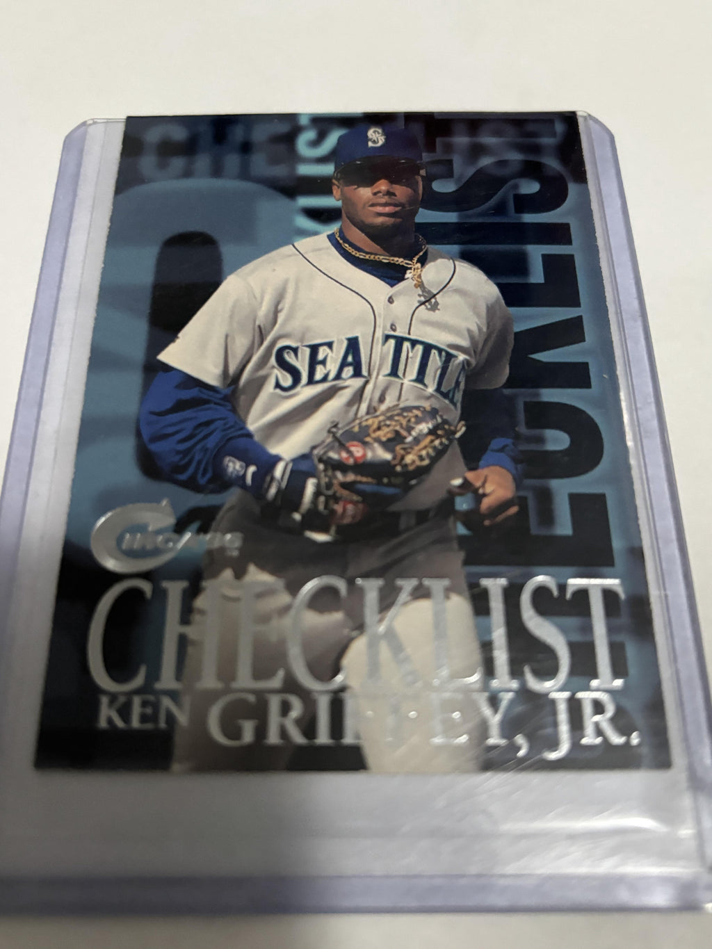 1996 Fleer Circa Ken Griffey Jr. Checklist #198 Seattle Mariners HOF