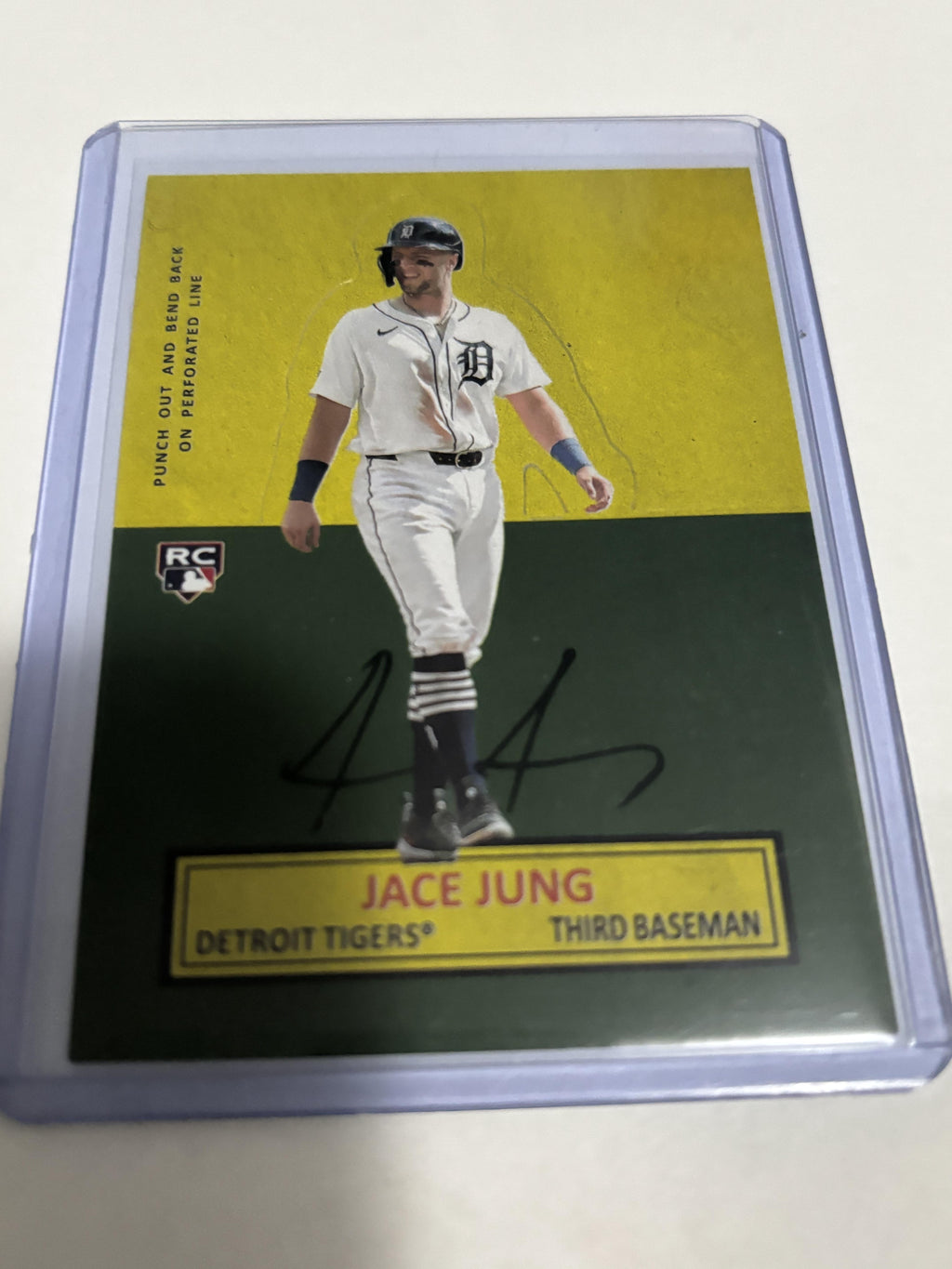 2025 Topps Archives 1964 Stand-Ups Jace Jung #64SU-5 Detroit Tigers RC