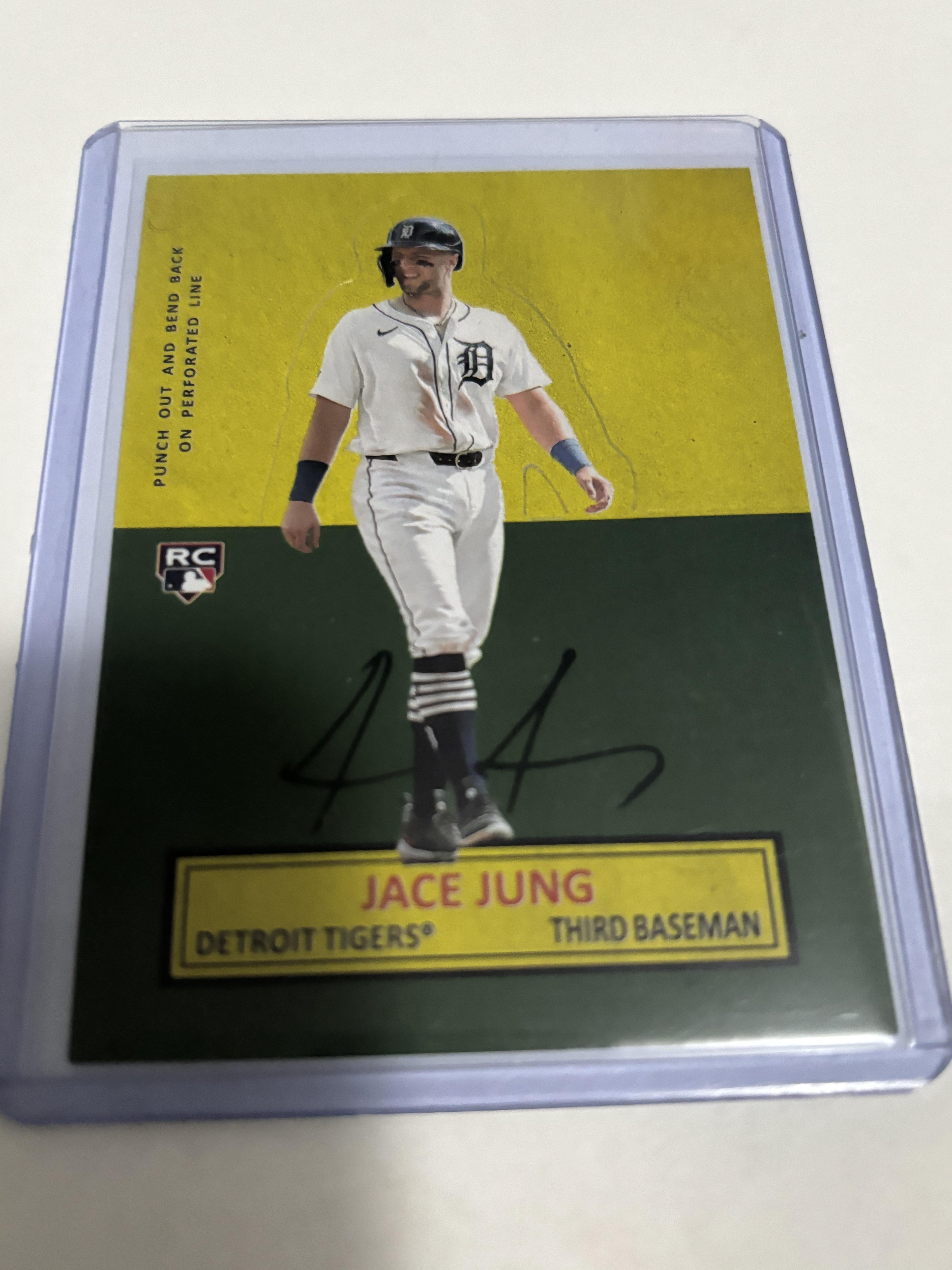 2025 Topps Archives 1964 Stand-Ups Jace Jung #64SU-5 Detroit Tigers RC