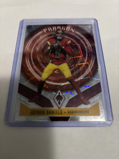 2025 Panini Phoenix Jayden Daniels Paragon  Prizm #1 RC #/149