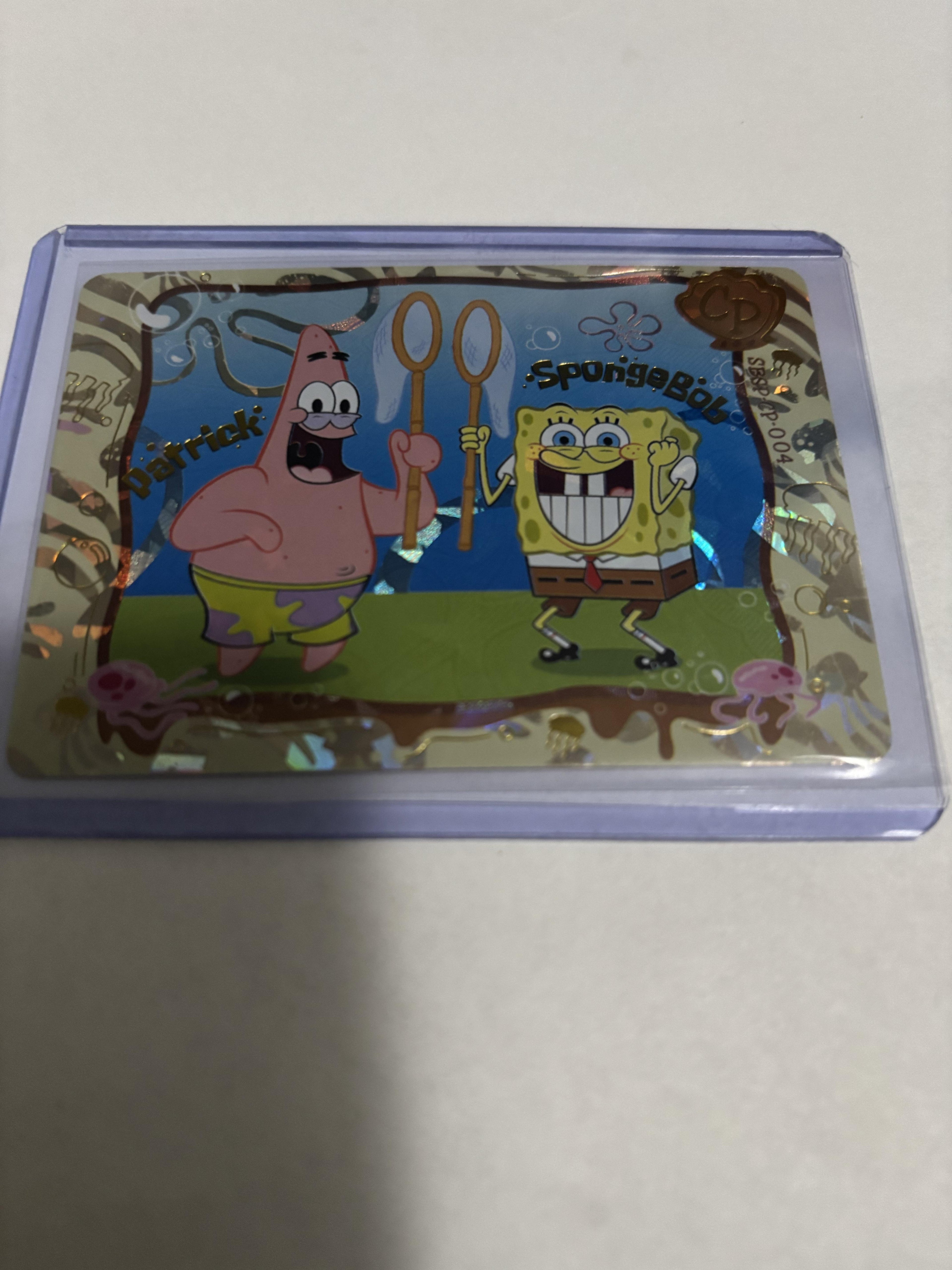 SpongeBob SquarePants Patrick Jellyfishing CP Card SBSP-CP-004 Foil Rare Chinese