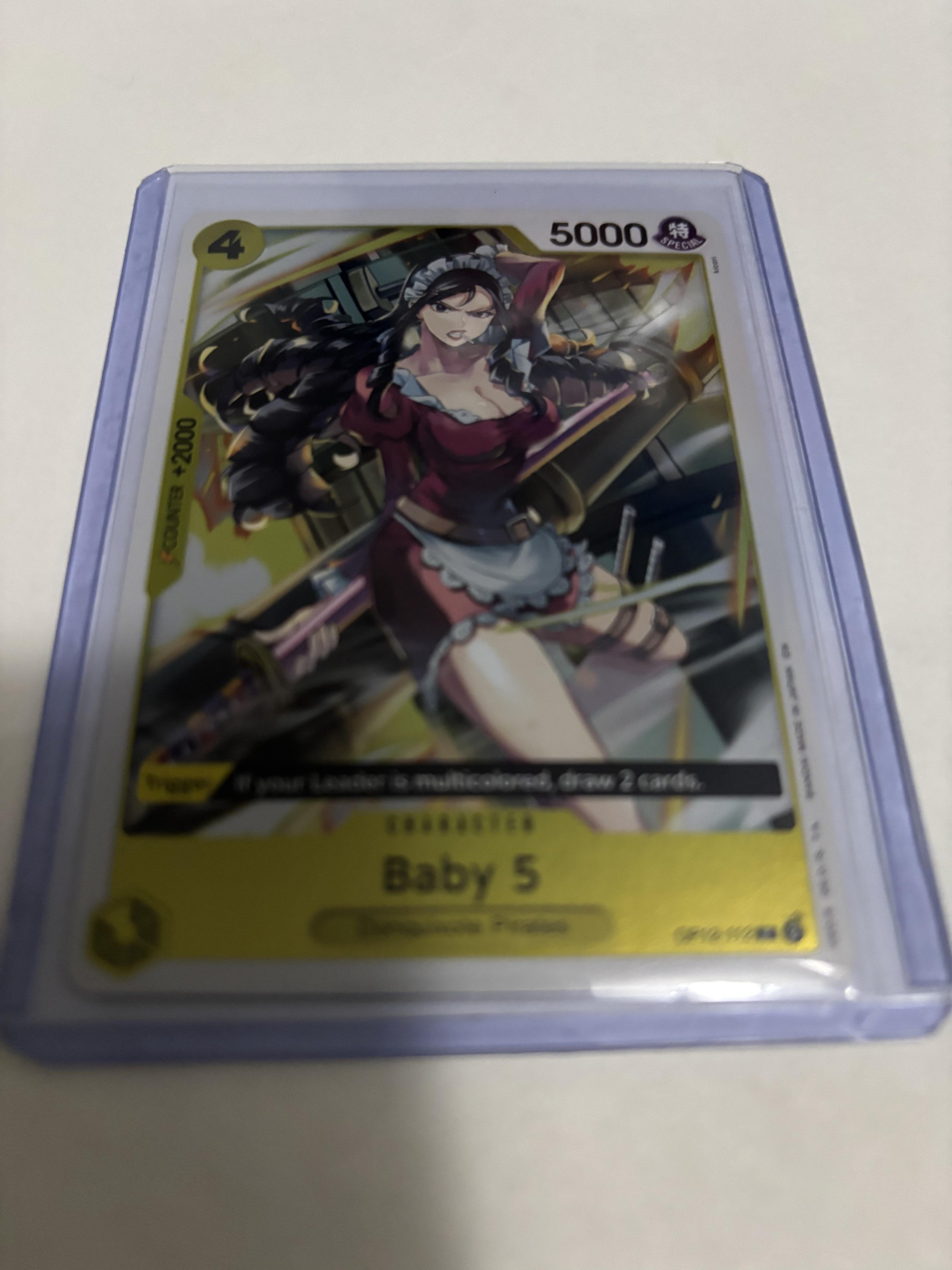 Baby 5 OP12-112 R Parallel Alt Art One Piece TCG Legacy of the Master NM