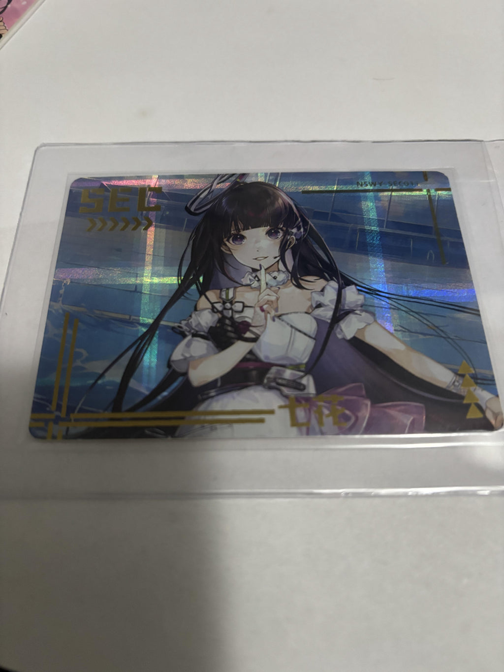 Nanami SEC-011 Secret Rare Goddess Story NS-5WY Maiden Party 5 Anime Holo Card