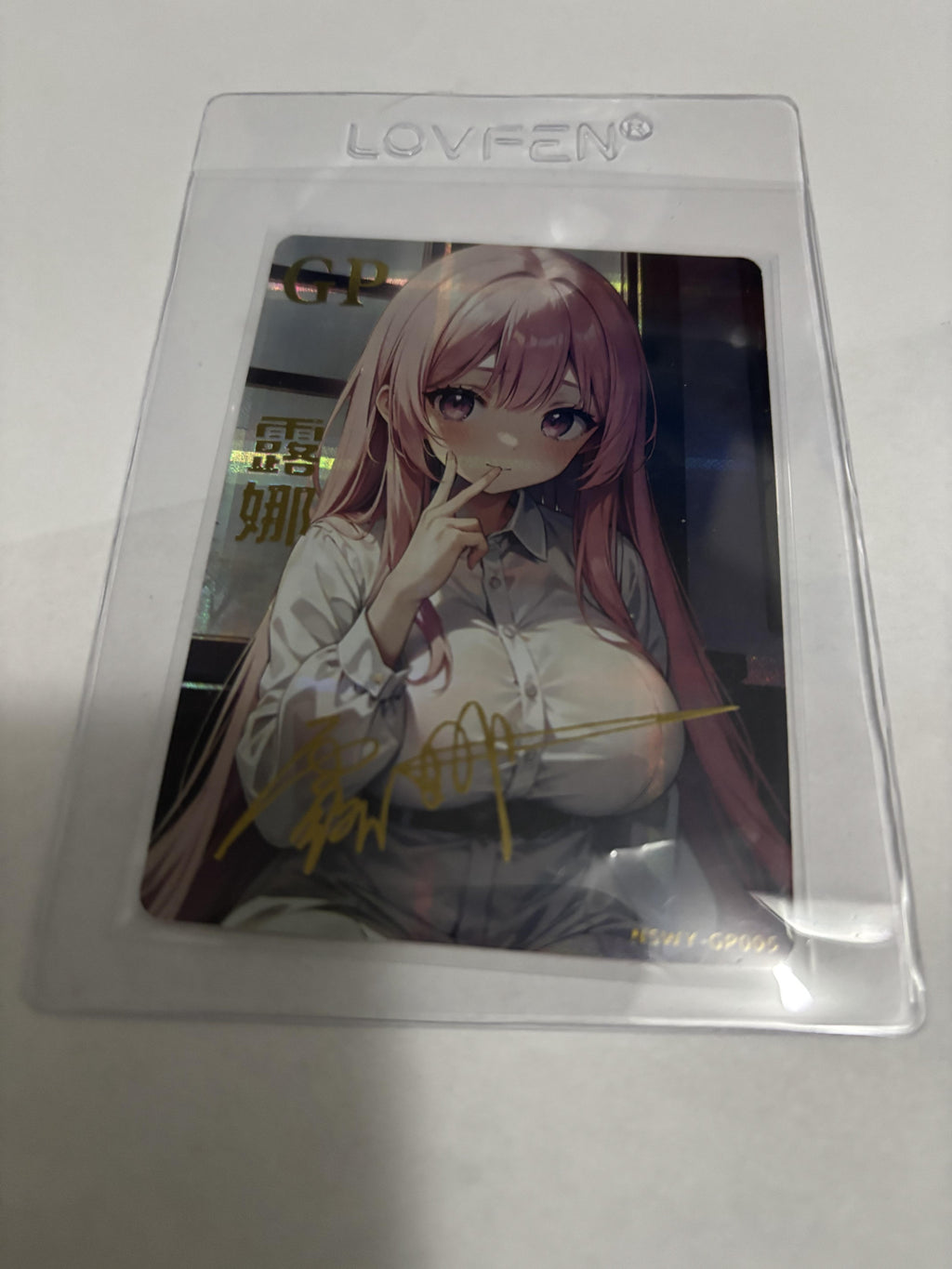 Goddess Story Maiden Party 5 GP-005 Gold Signature Foil Anime Waifu Card NS-5WY