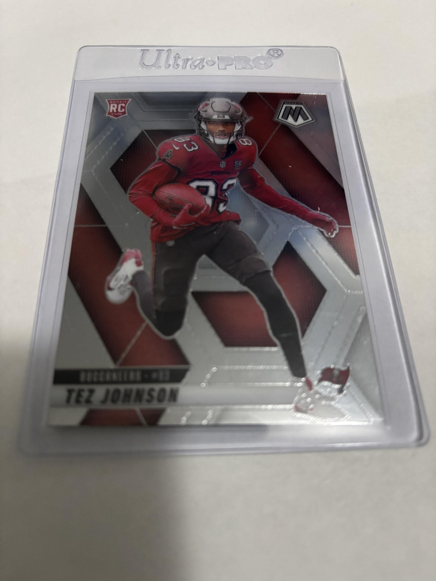2025 Panini Mosaic Tez Johnson #316 RC Tampa Bay Buccaneers Rookie