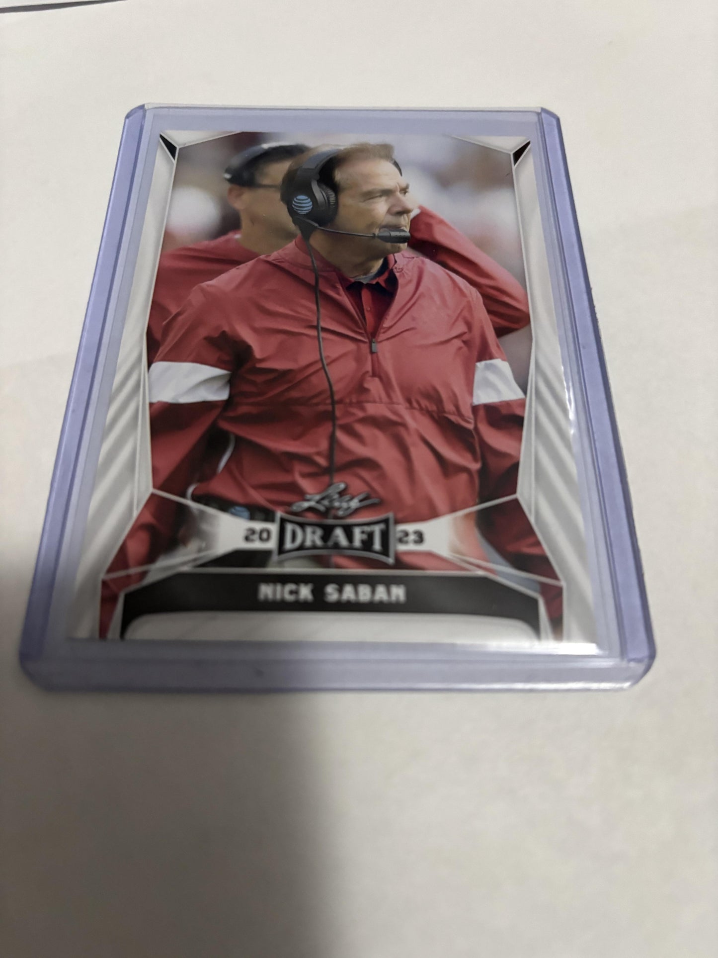 2023 Leaf Draft Nick Saban #26 Alabama Crimson Tide Coaching Legend