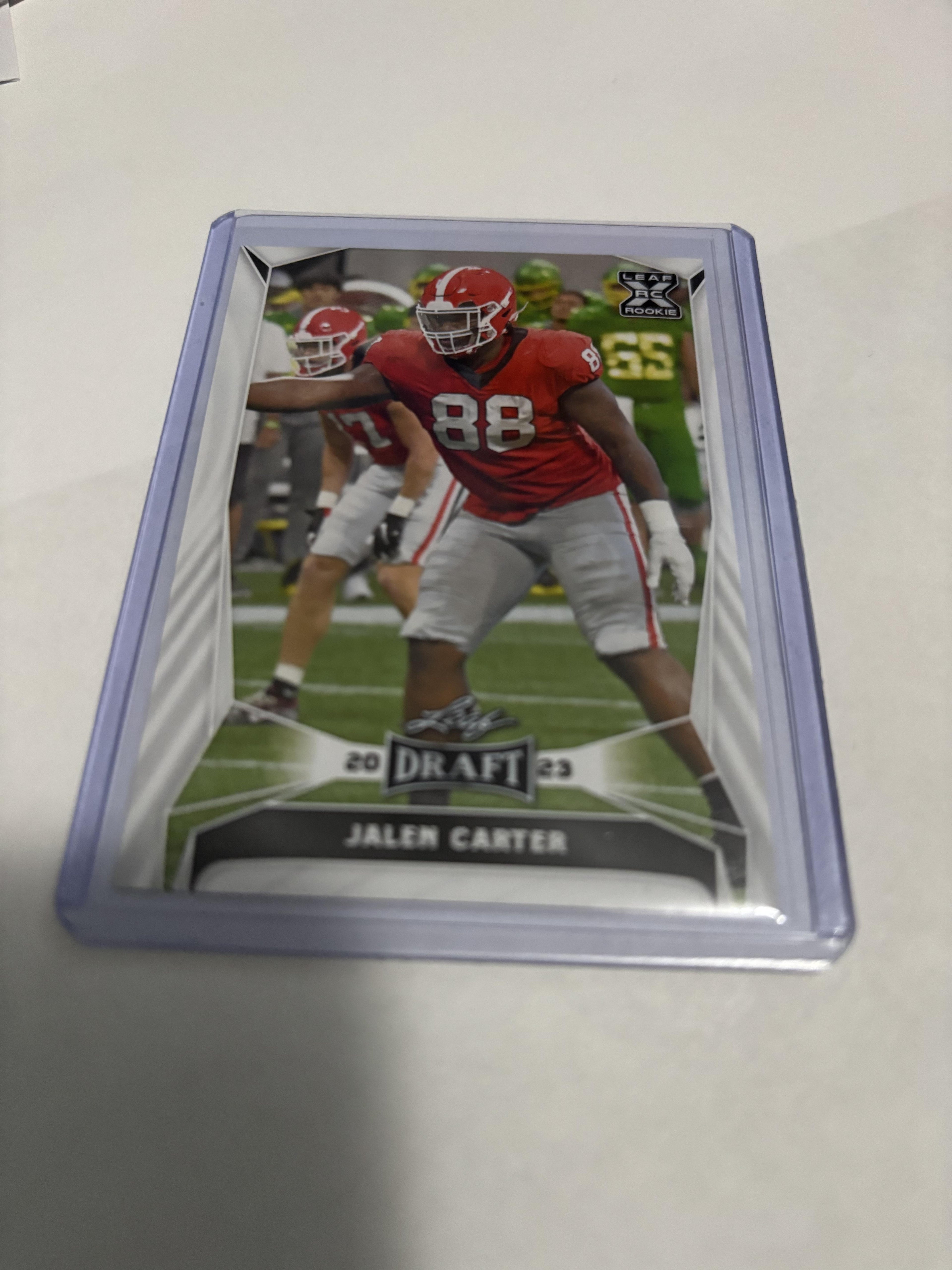 Jalen Carter 2023 Leaf Draft #52 Georgia