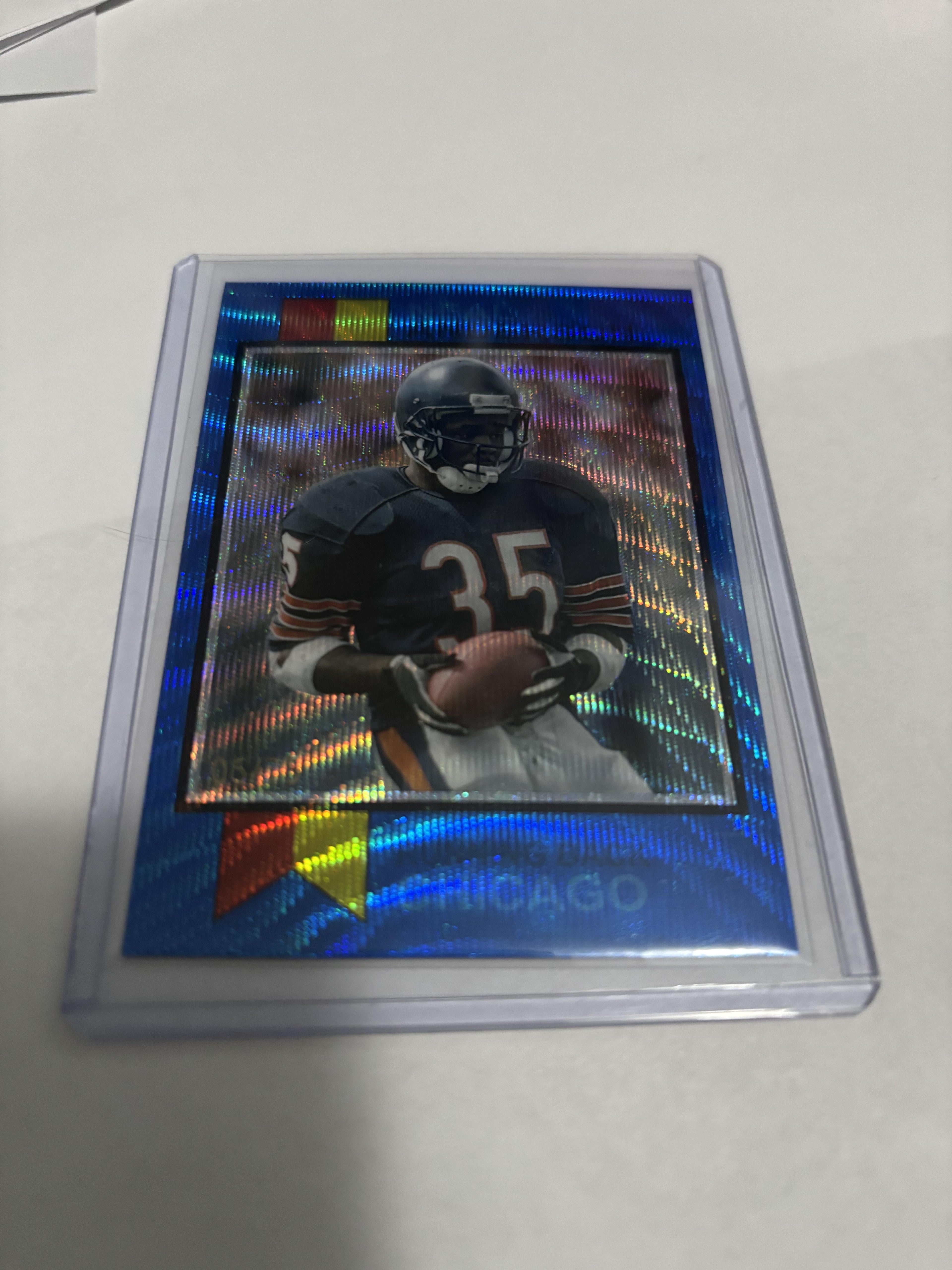 Neal Anderson 2024 Topps Composite Blue Prizm 35/95 Chicago Bears #1973-6