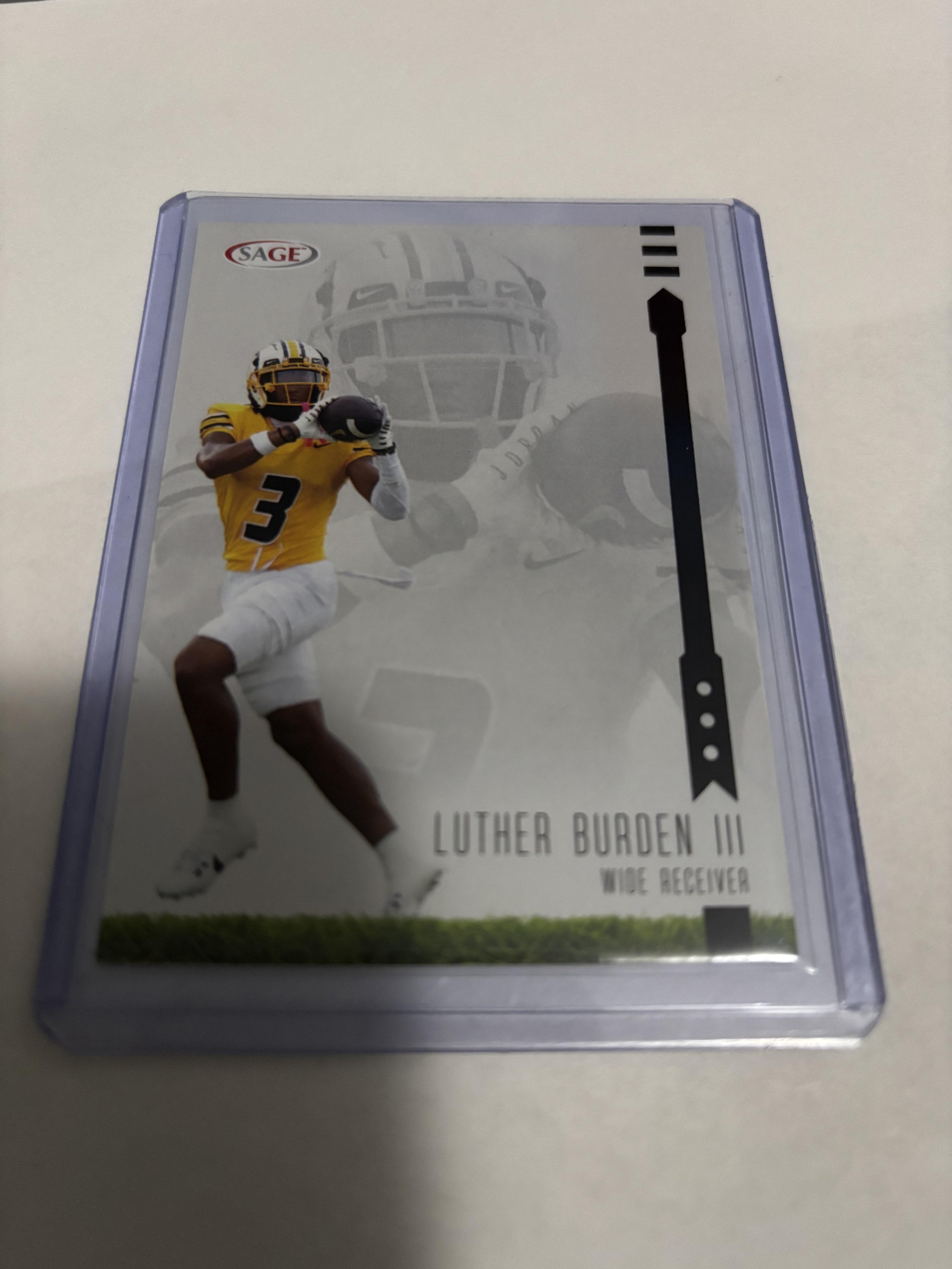 Luther Burden III 2024 SAGE Artistry #8 RC Missouri Tigers