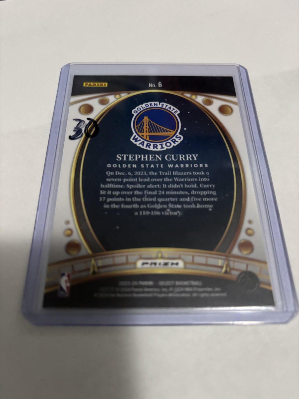 Stephen Curry 2023-24 Panini Select Lodestar #6 Golden State Warriors Insert