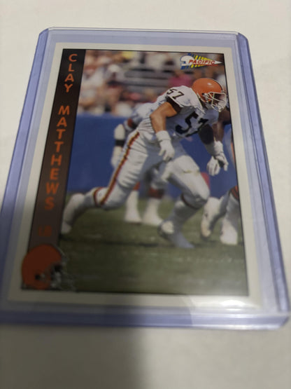 Clay Matthews 1992 Pacific #60 Cleveland Browns Football Card