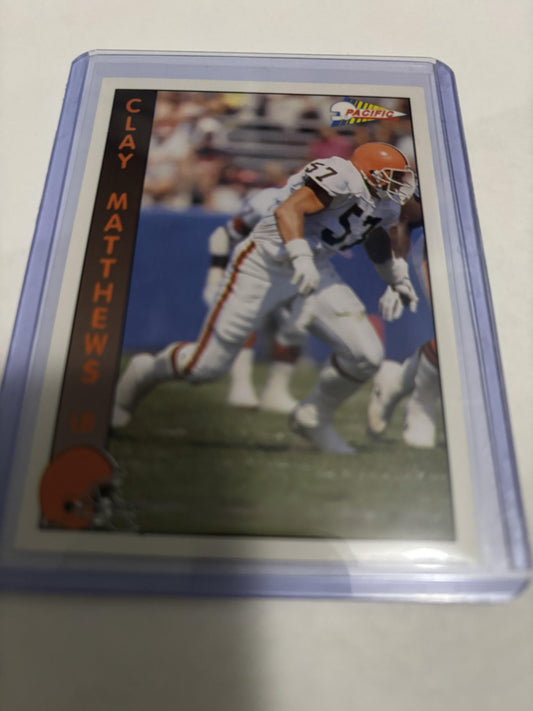 Clay Matthews 1992 Pacific #60 Cleveland Browns Football Card