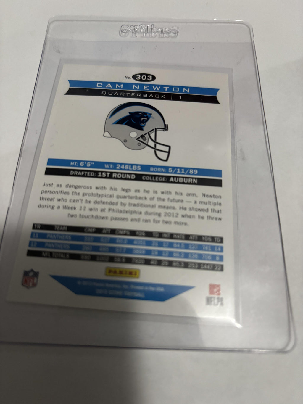 Cam Newton 2013 Score Future Franchise #303 Carolina Panthers