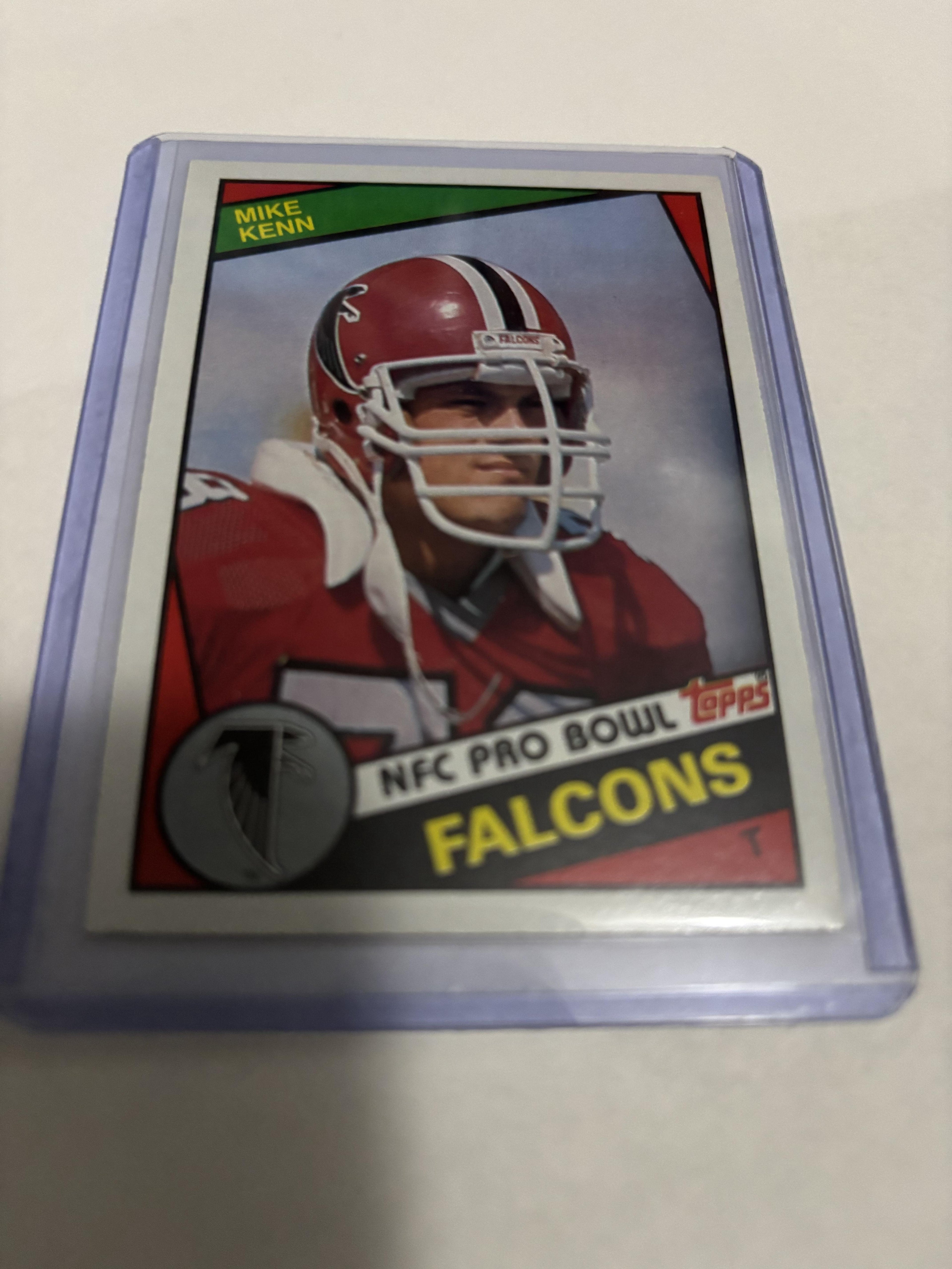 1984 Topps Mike Kenn #216 Atlanta Falcons Vintage Football Card