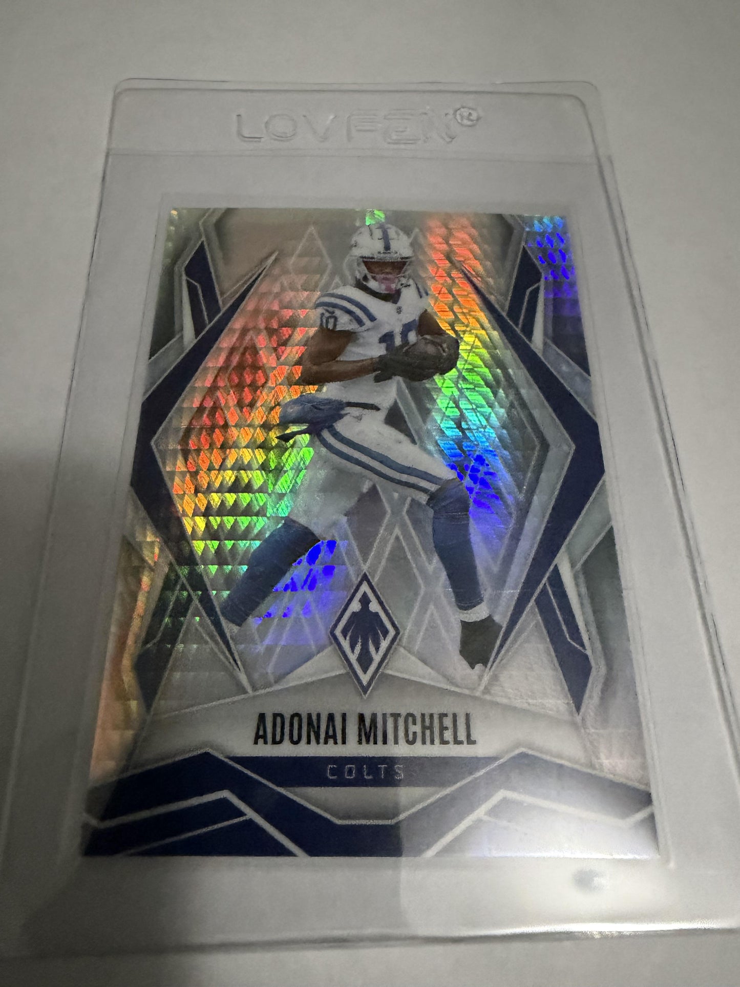 2025 Panini Phoenix Adonai Mitchell Silver Prizm  #53 Colts
