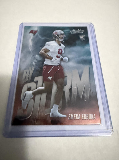 2025 Panini Absolute Emeka Egbuka By Storm RC #4 Buccaneers Rookie