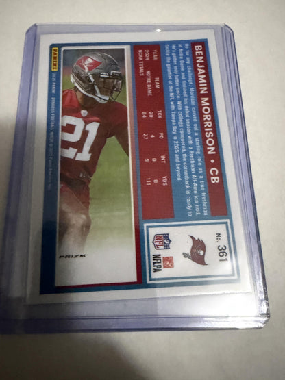 2025 Donruss Optic Benjamin Morrison Pink Optic Preview Rated Rookie #361