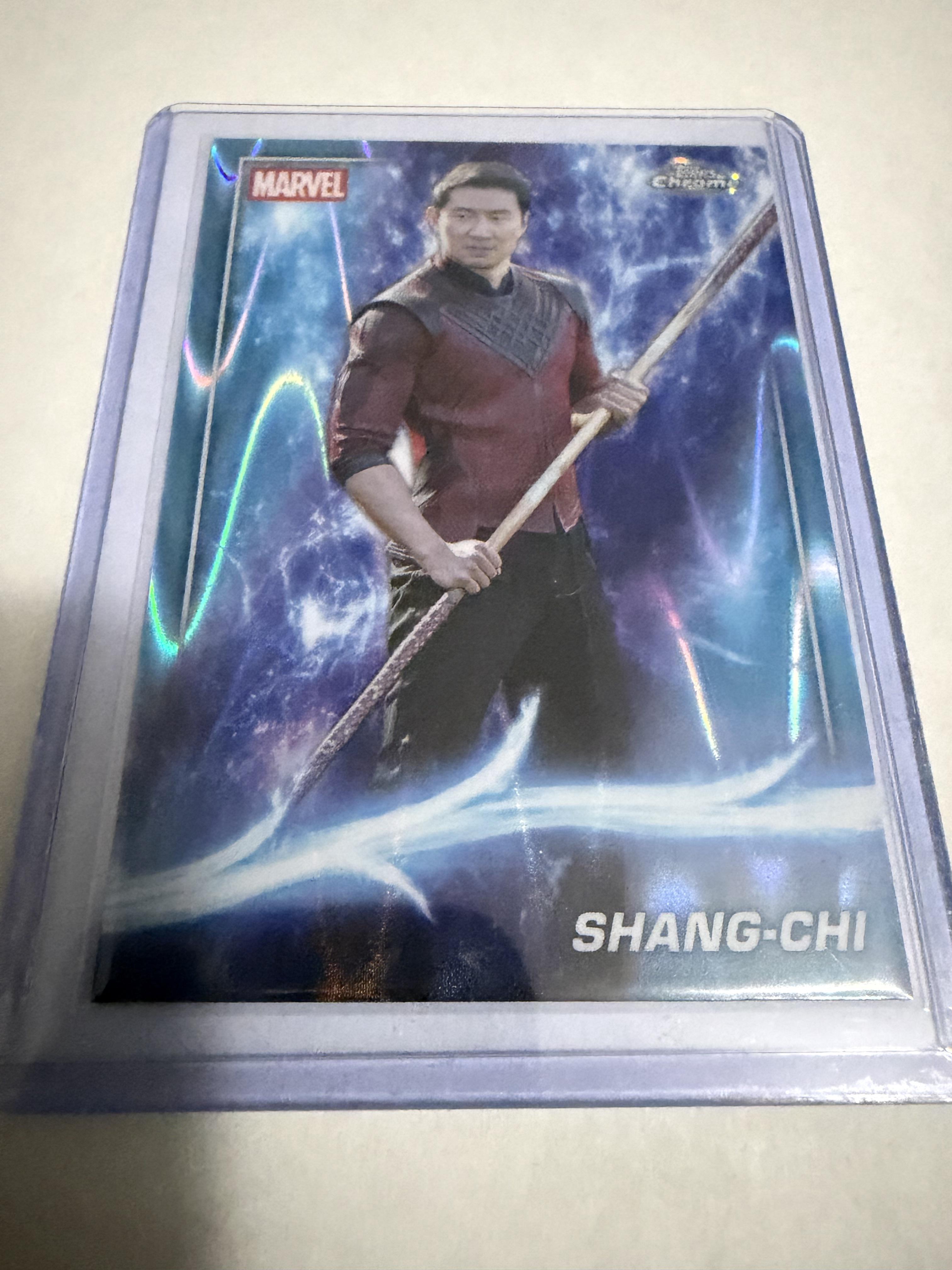 2025 Topps Chrome Marvel Studios Shang-Chi #110 Rainbow Refractor MCU Holo