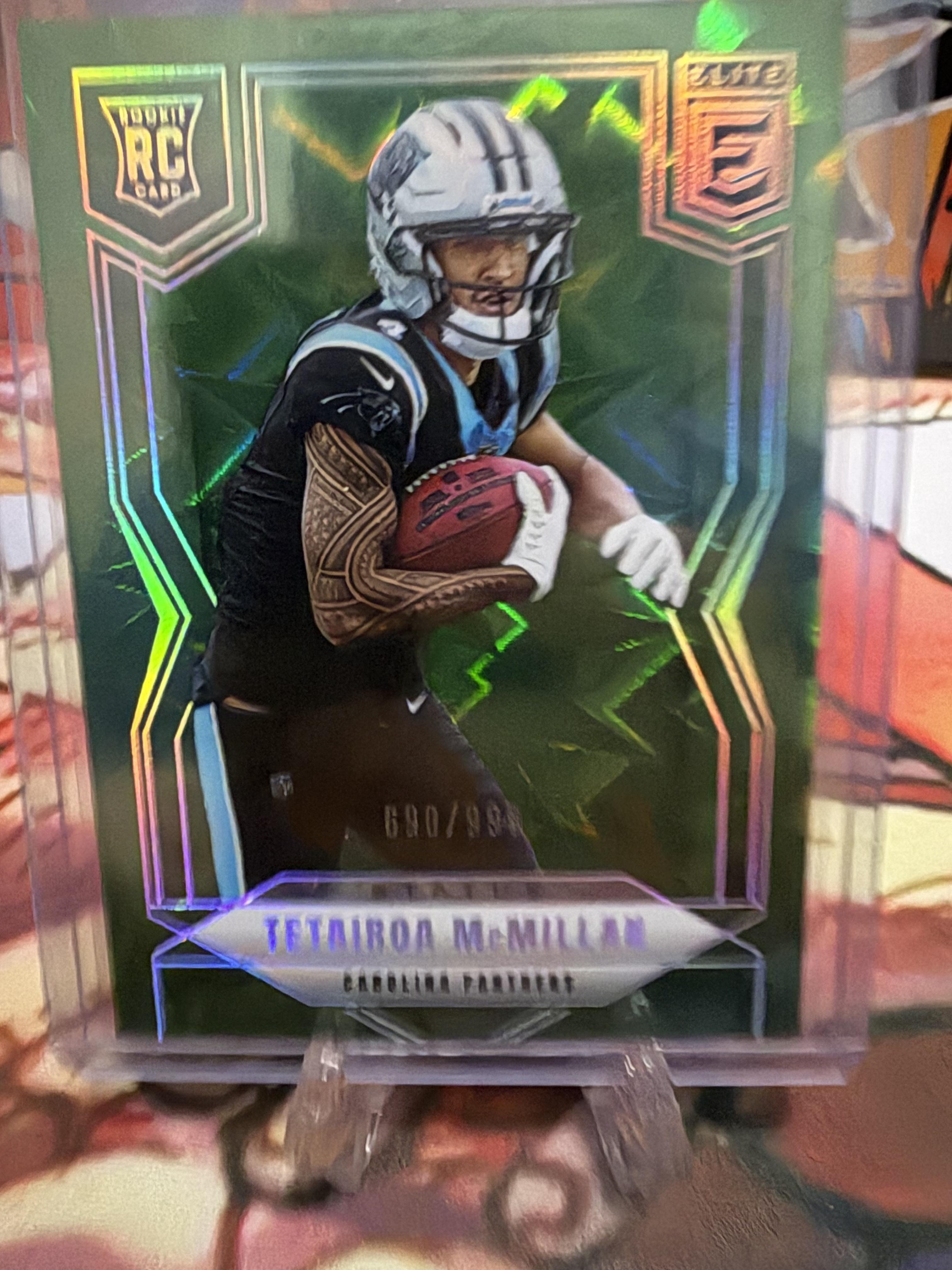 2025 Donruss Elite Tetairoa McMillan Green Status Rookie RC /999 #128