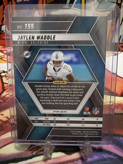2025 Panini Mosaic Jaylen Waddle Honeycomb Prizm Case Hit SSP #17 Dolphins