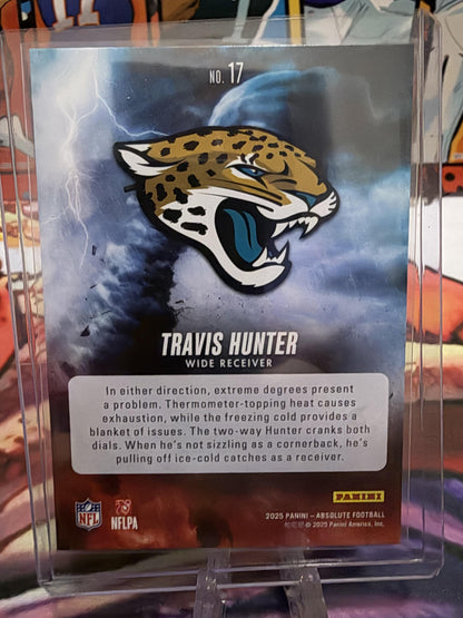 2025 Panini Absolute Travis Hunter By Storm Rookie RC #17 Jaguars