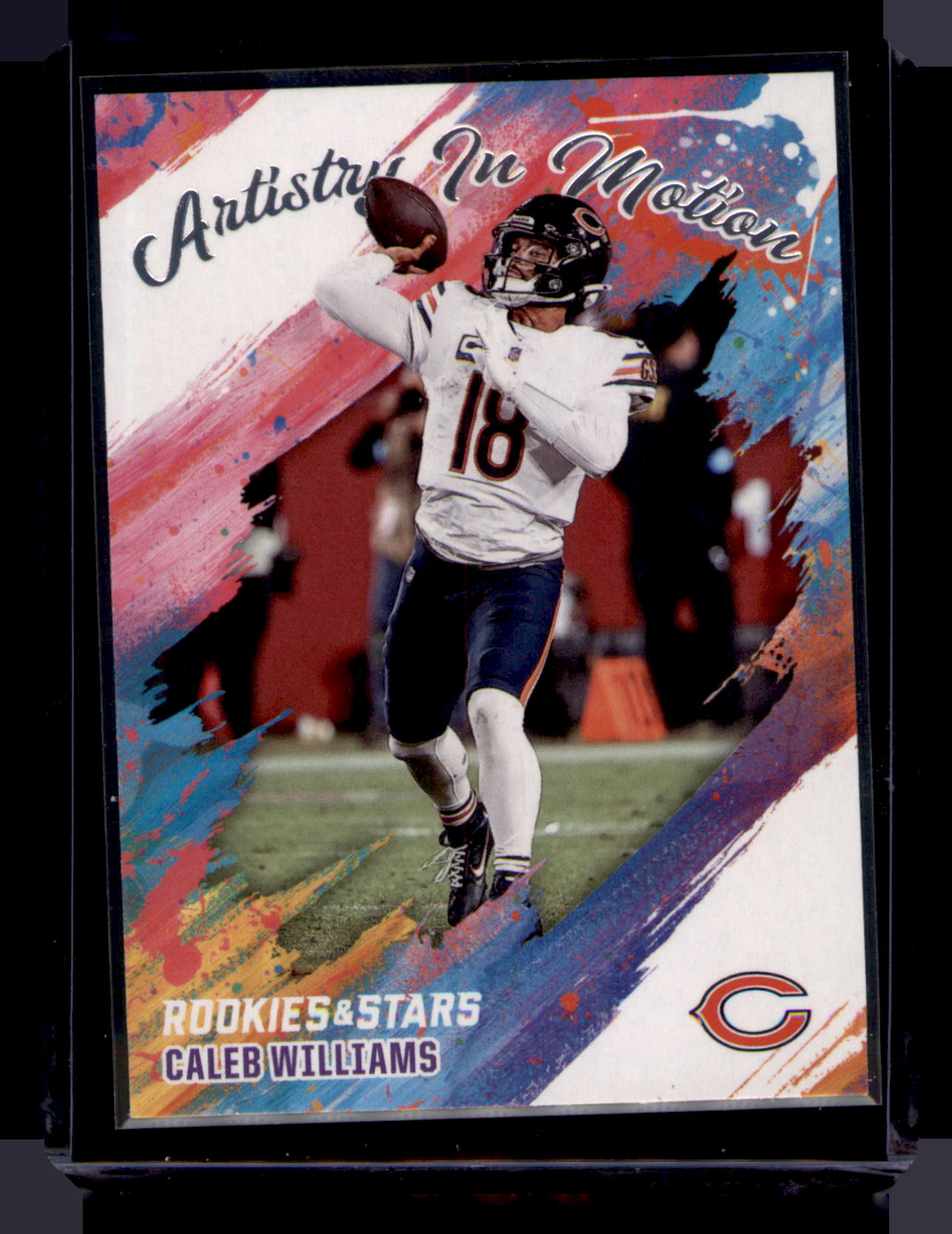 2025 Panini Rookies & Stars Caleb Williams Artistry In Motion Rookie RC #5 Bears