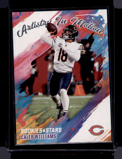 2025 Panini Rookies & Stars Caleb Williams Artistry In Motion Rookie RC #5 Bears