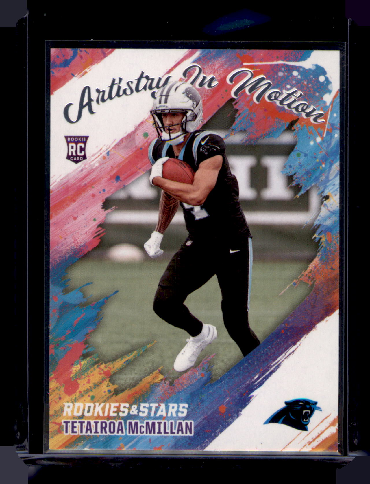 2025 Rookies & Stars Tetairoa McMillan Artistry In Motion RC #4 Panthers