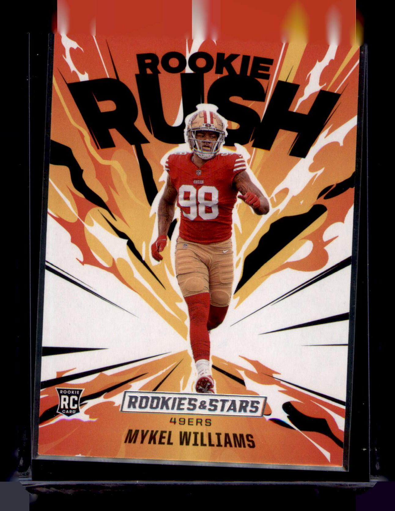 2025 Panini Rookies & Stars Mykel Williams Rookie Rush RC #17 49ers