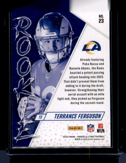 2025 Panini Rookies & Stars Terrance Ferguson RC Rookie #23 LA Rams