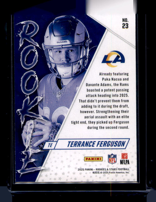2025 Panini Rookies & Stars Terrance Ferguson RC Rookie #23 LA Rams