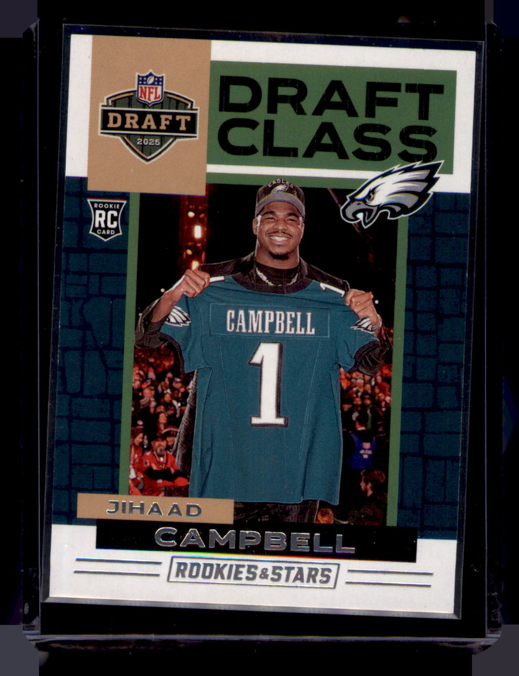 2025 Panini Rookies & Stars Jihaad Campbell Draft Class RC #2 Eagles LB