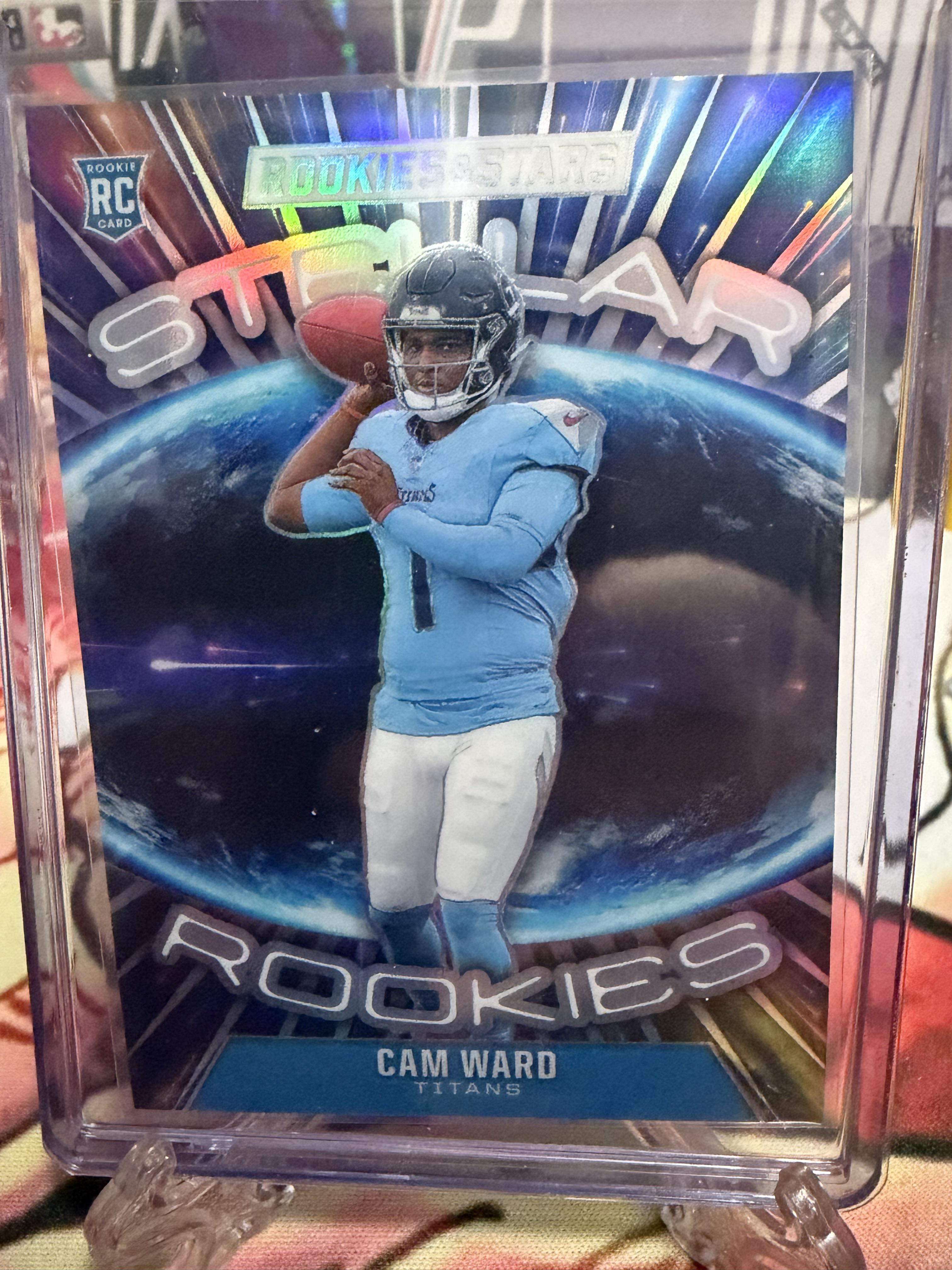 2025 Panini Rookies & Stars Cam Ward Stellar Rookies #9 Titans Rookie Card RC