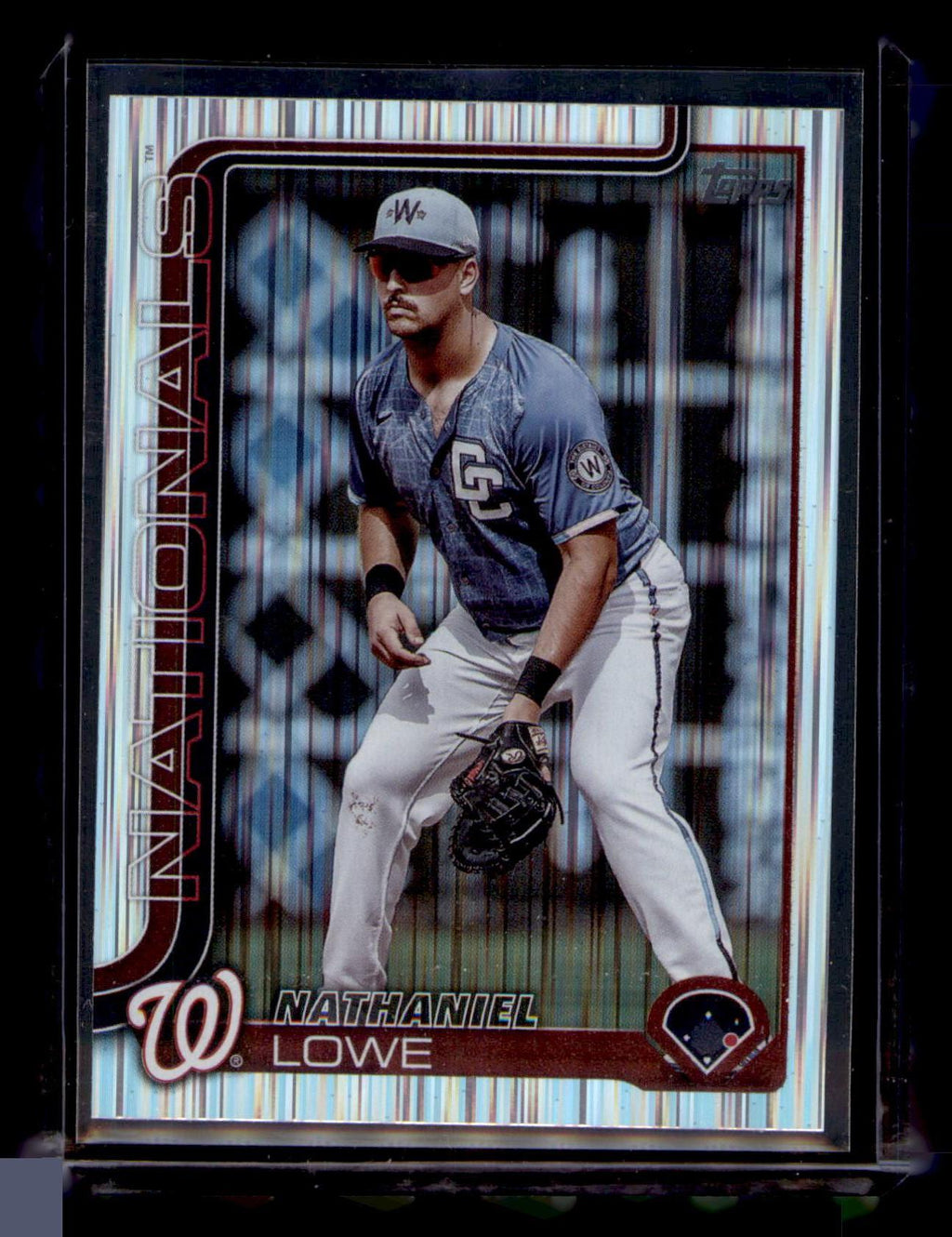 2025 Topps Update Nathaniel Lowe Silver Foil #US230 Washington Nationals