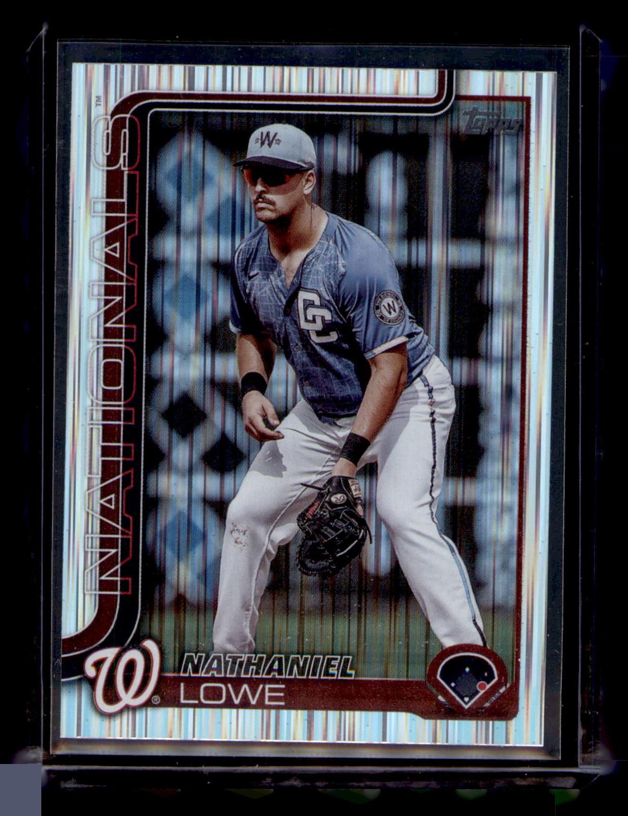 2025 Topps Update Nathaniel Lowe Silver Foil #US230 Washington Nationals