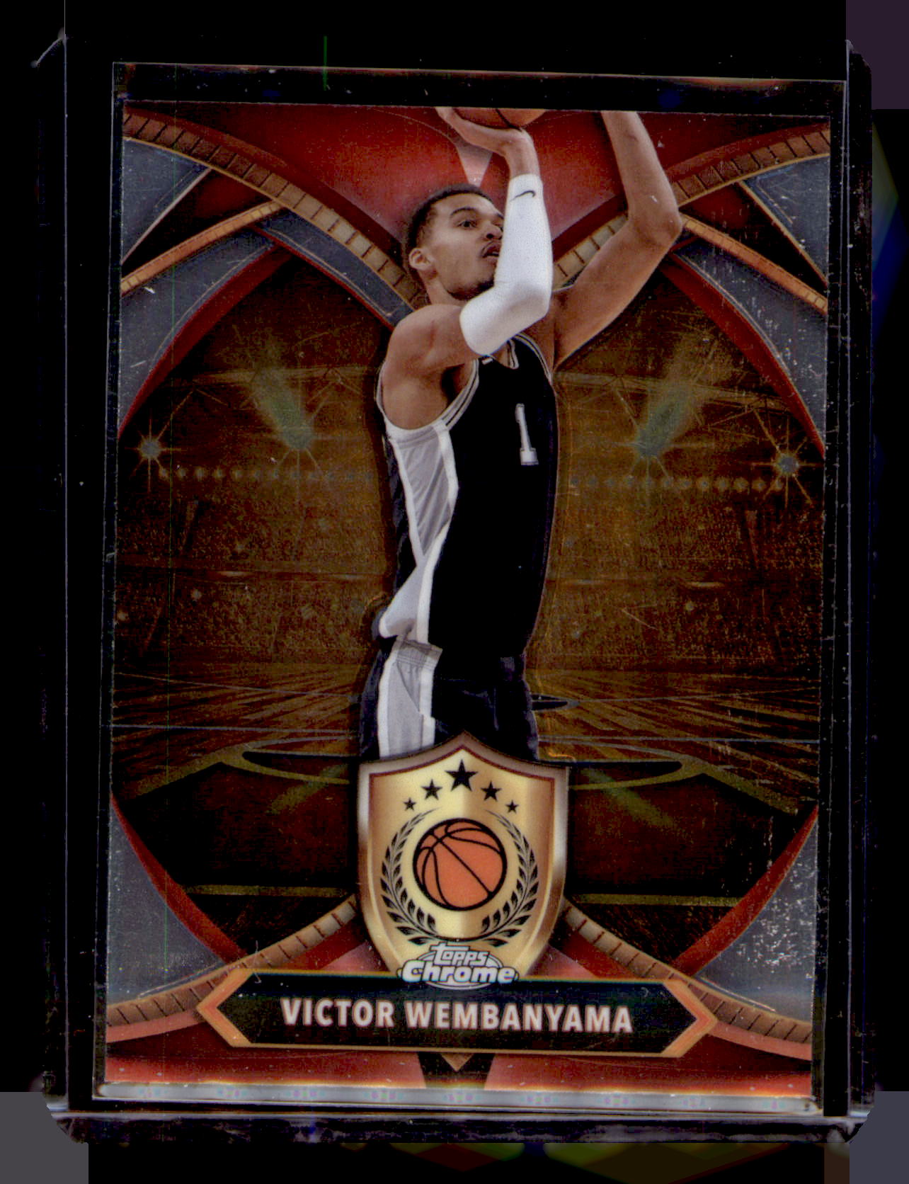 2025 Topps 2024-25 Topps Chrome - Ball of Duty Victor Wembanyama Card
