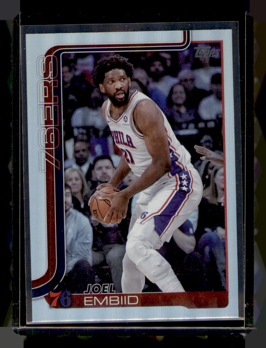 2025-26 Topps Basketball Joel Embiid Holofoil #22 Philadelphia 76ers Center