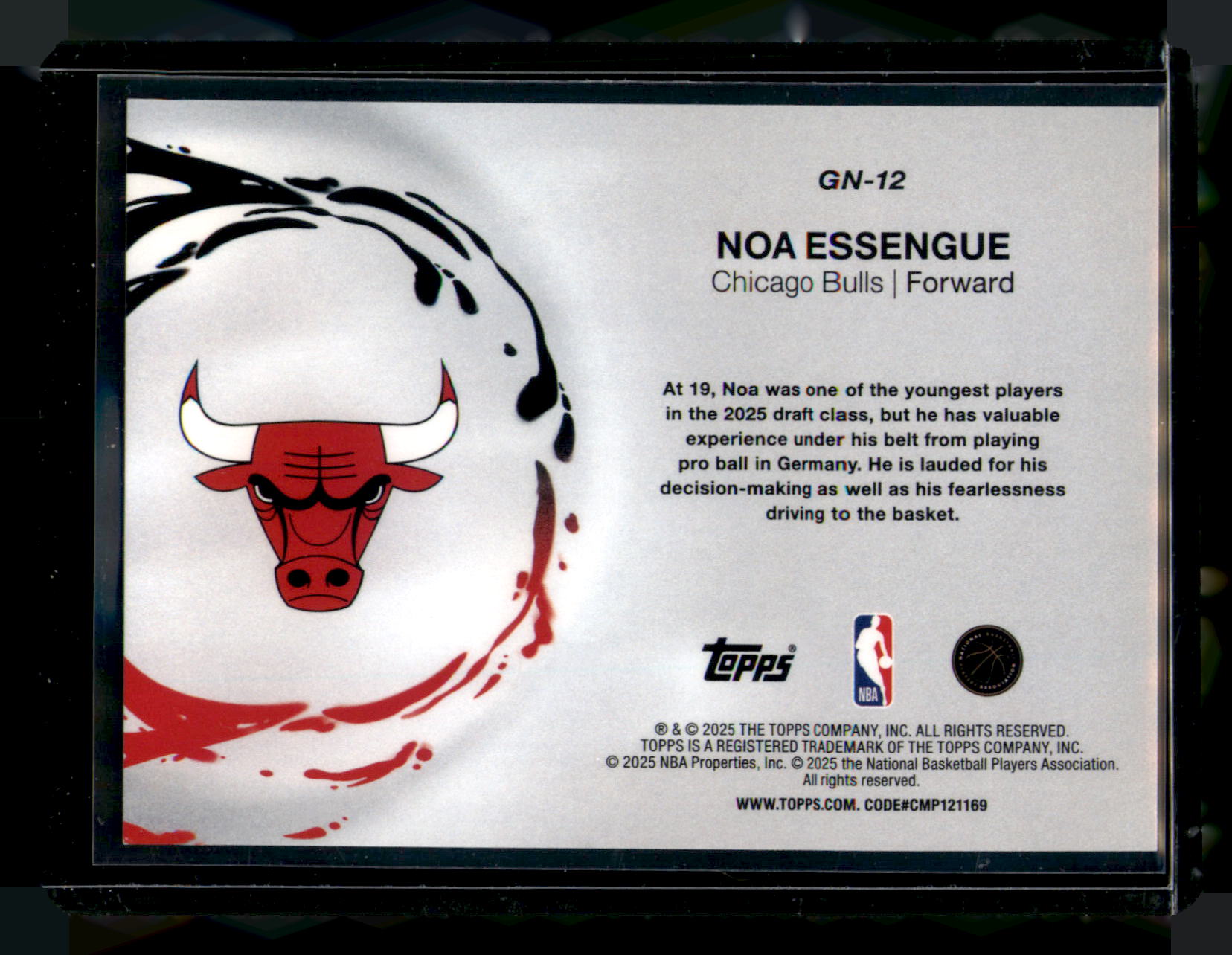 2025 Topps 2025-26 Topps Noa Essengue Card Generation Now