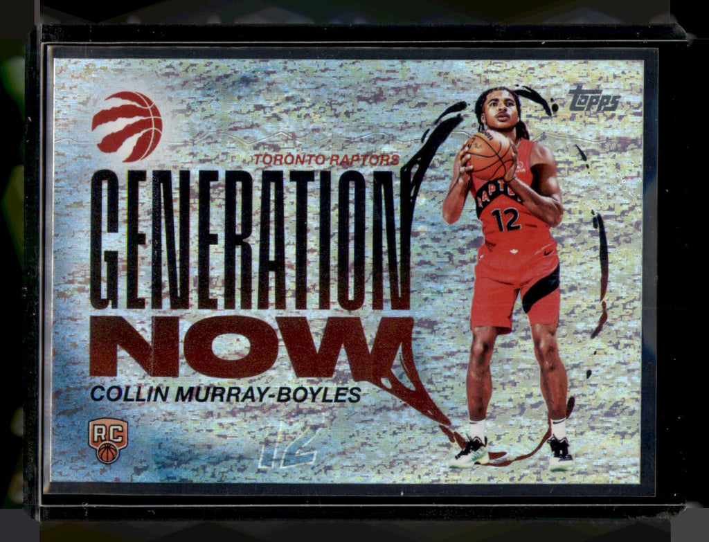 2025 Topps Collin Murray-Boyles Generation Now RC #GN-9 Raptors Card