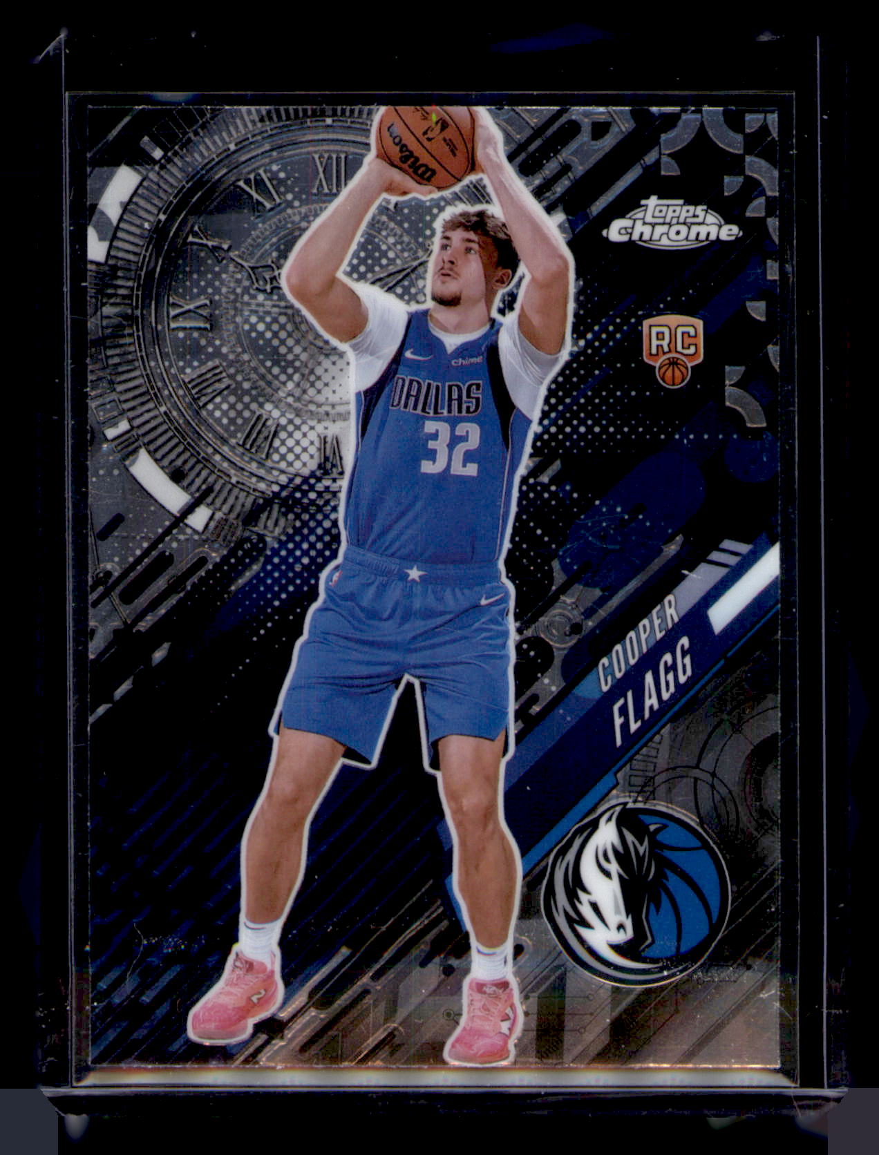 2025 Topps Chrome Go Time Cooper Flagg RC #GT-16 Dallas Mavericks Card