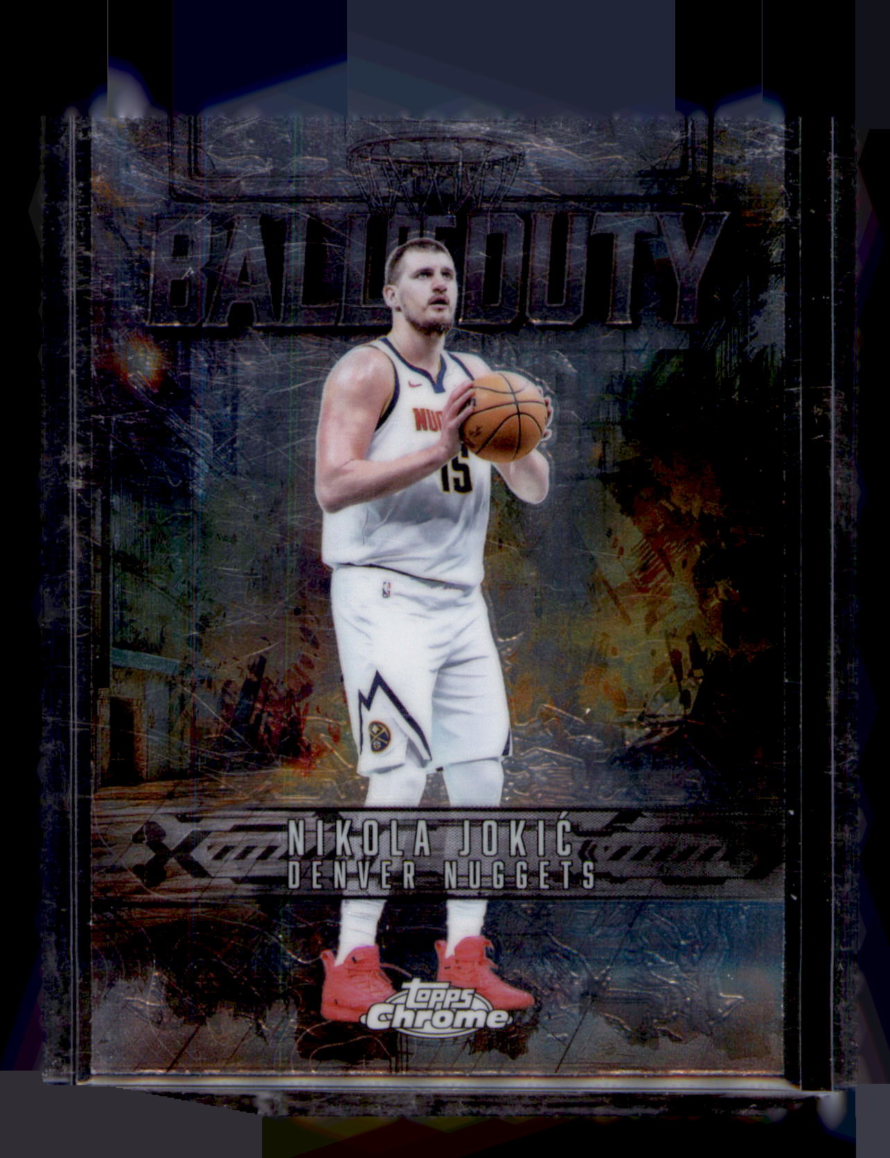 2025 Topps Chrome Nikola Jokic Ball of Duty Insert Card BD-3 Denver Nuggets