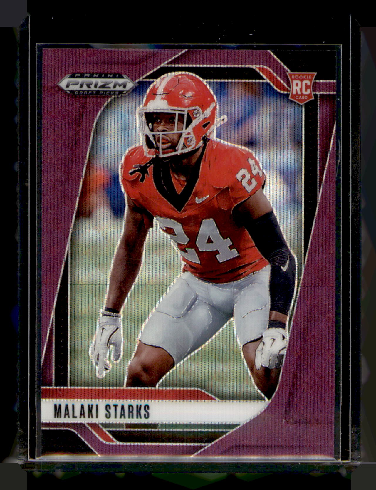 2025 Panini Prizm Draft Picks Malaki Starks Maroon Prizm RC CARD #32 Georgia